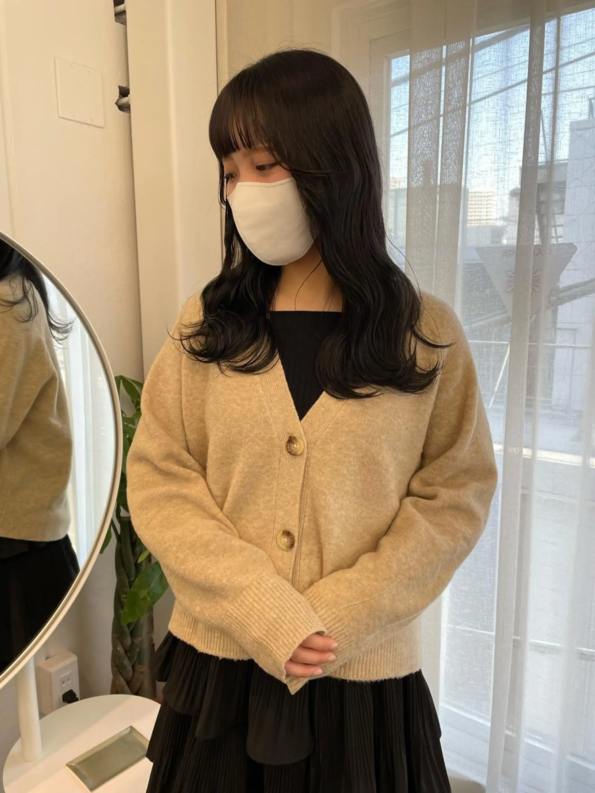 ロング カラー 透明感カラー カット ヘアカラー トリートメント レイヤーカット🎀 kanaのヘアスタイル