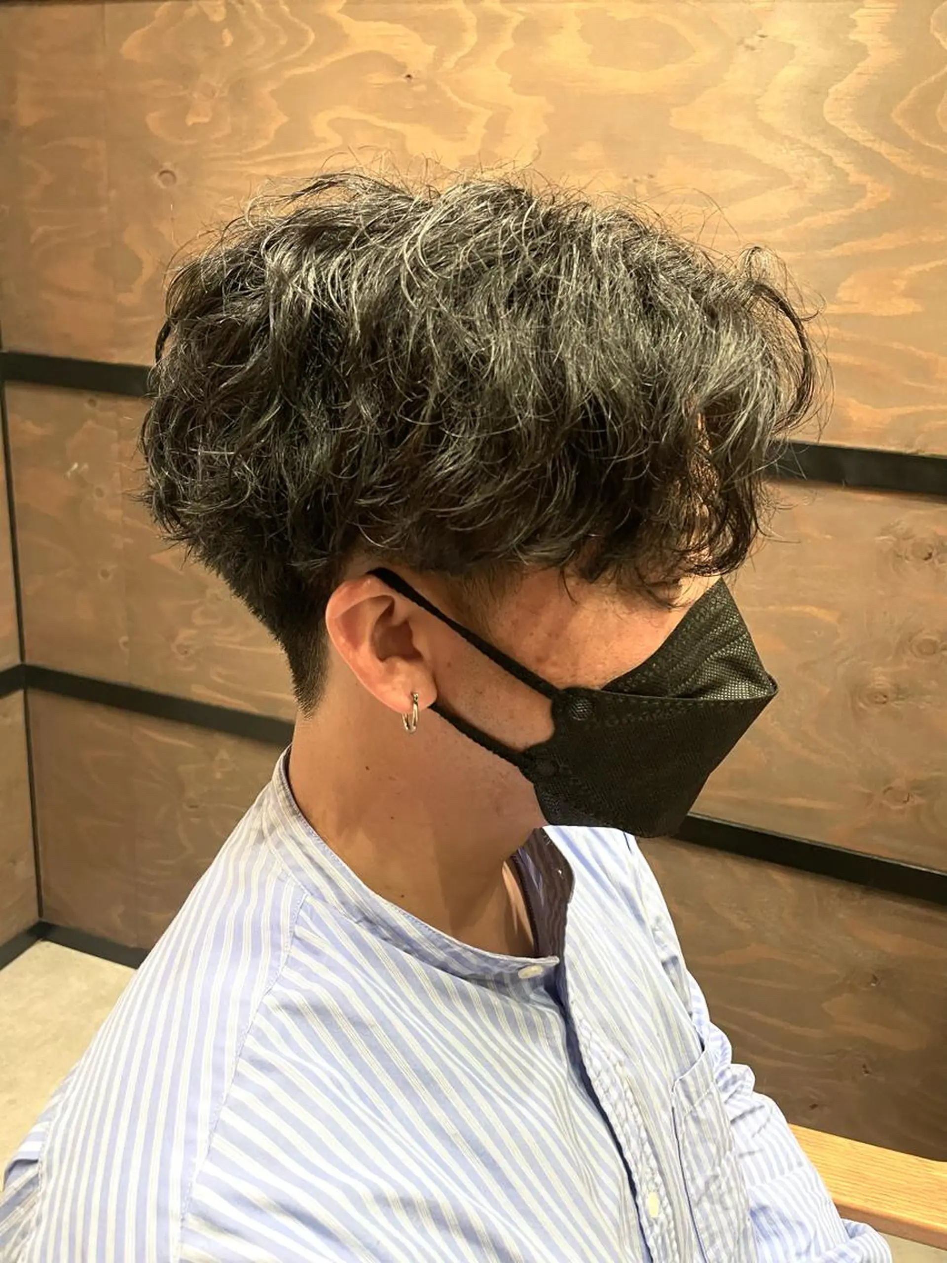 メンズ 韓国カット/透明感 Re.Labo岡本のヘアスタイル