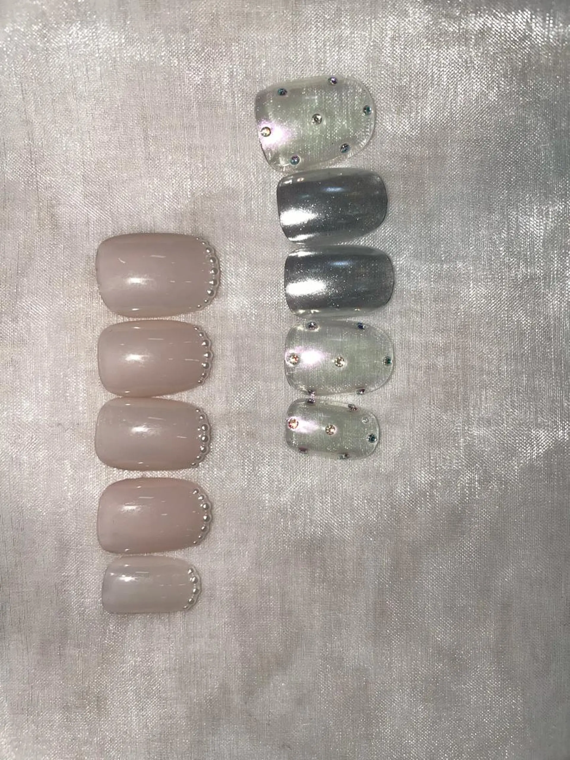 ネイル ハンドネイル はばすみれ🎀ﾈｲﾙ 光ﾌｪｲｼｬﾙ ﾍｱのネイルデザイン