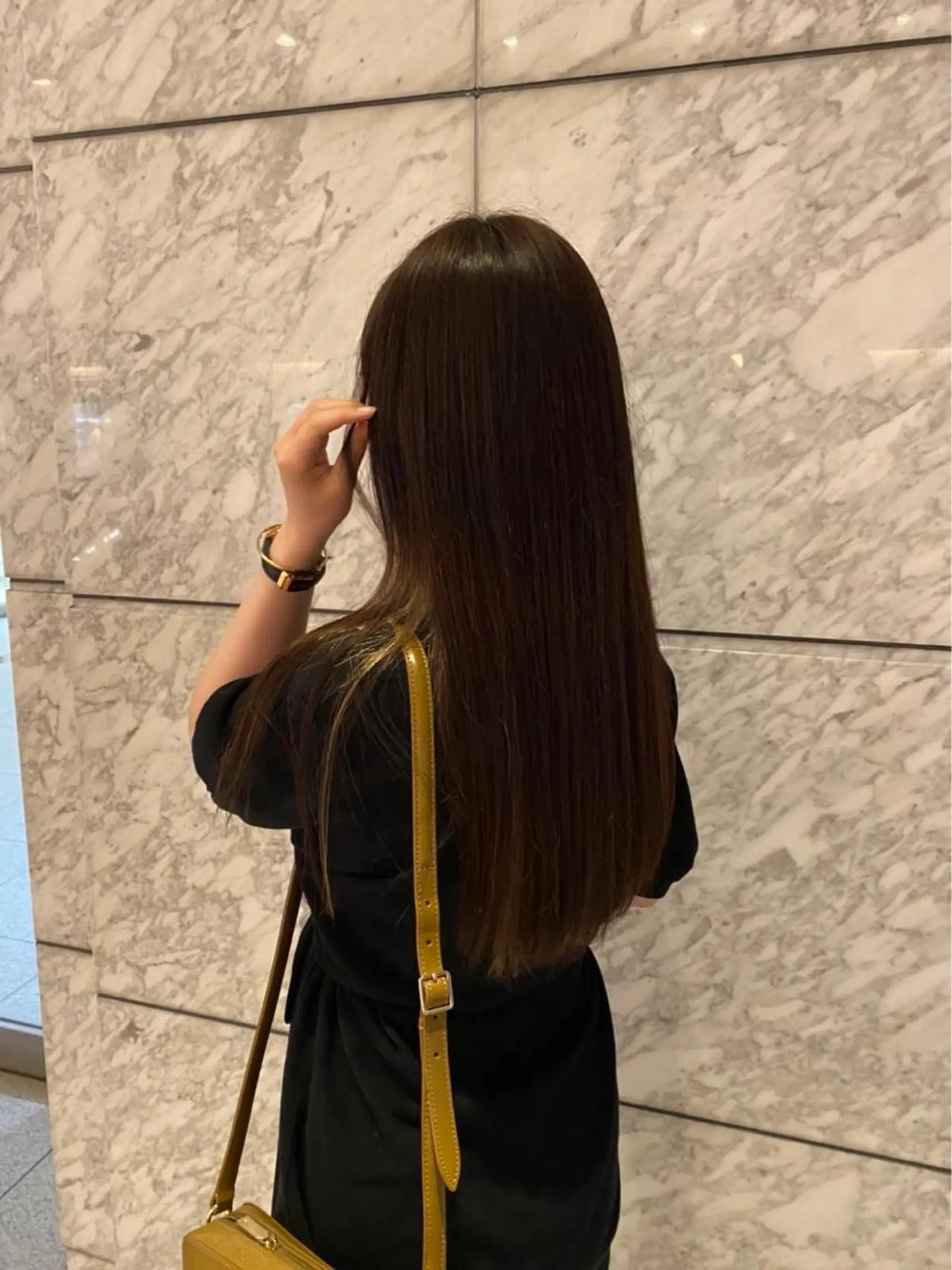 ロング トリートメント 韓国ヘア sasugaのヘアスタイル