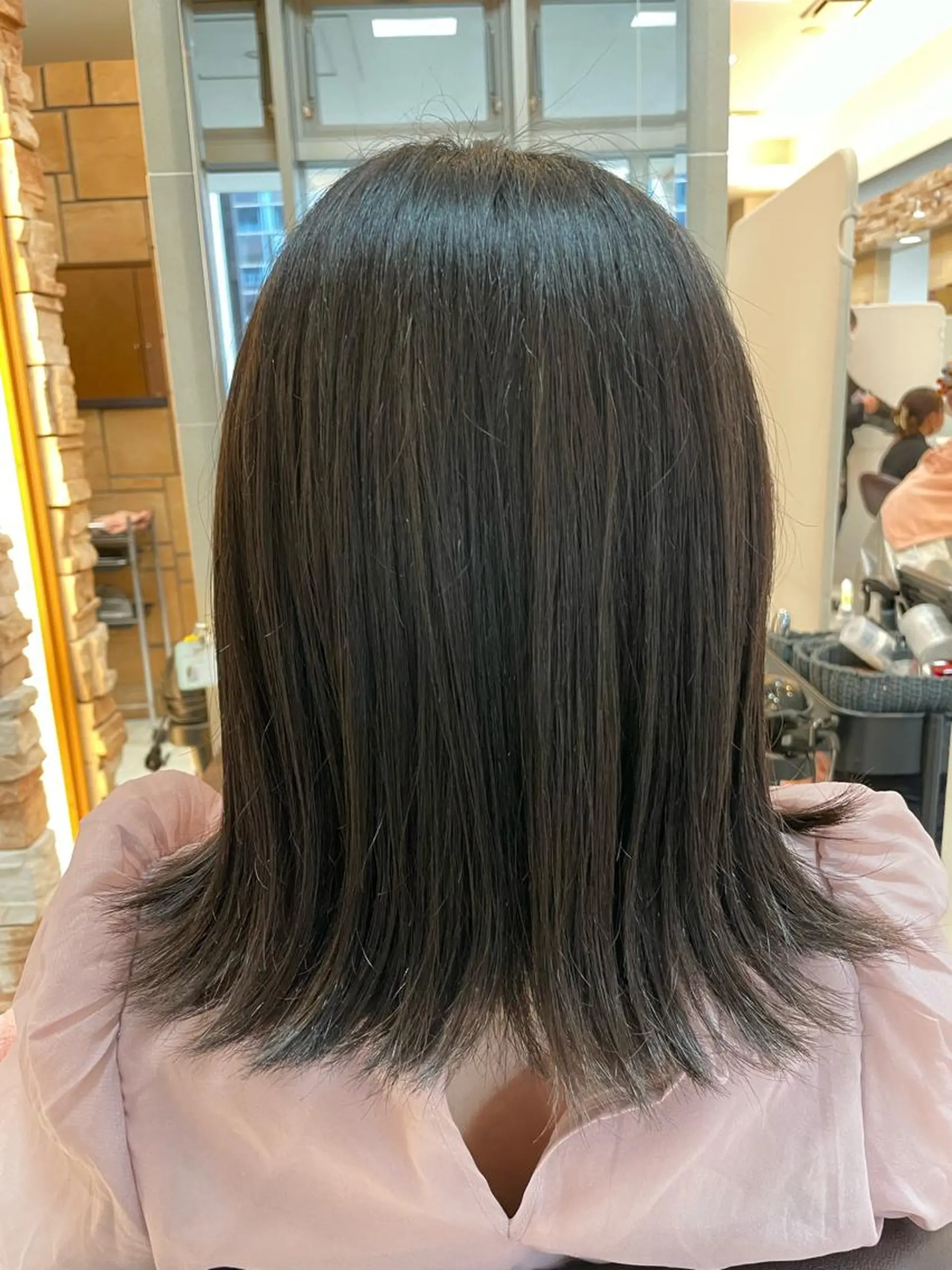 ミディアム トリートメント 新籾 尚哉のヘアスタイル