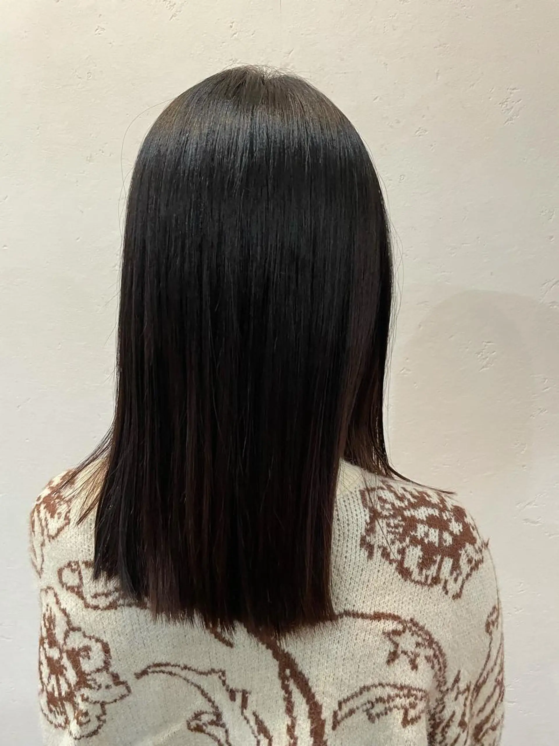 ミディアム パーマ 下小鶴 優治のヘアスタイル