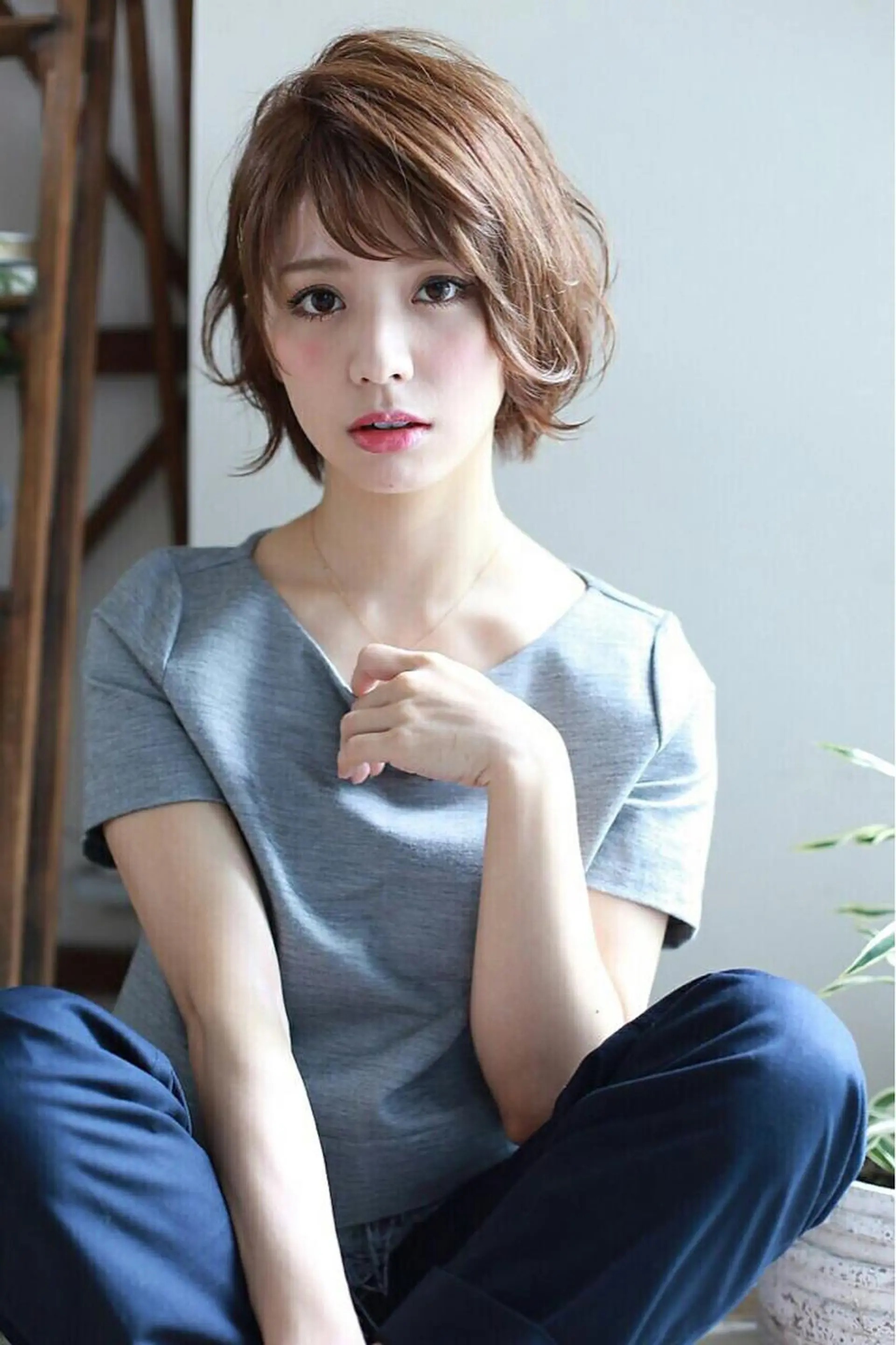 ミディアム 店長 茂野聖史のヘアスタイル