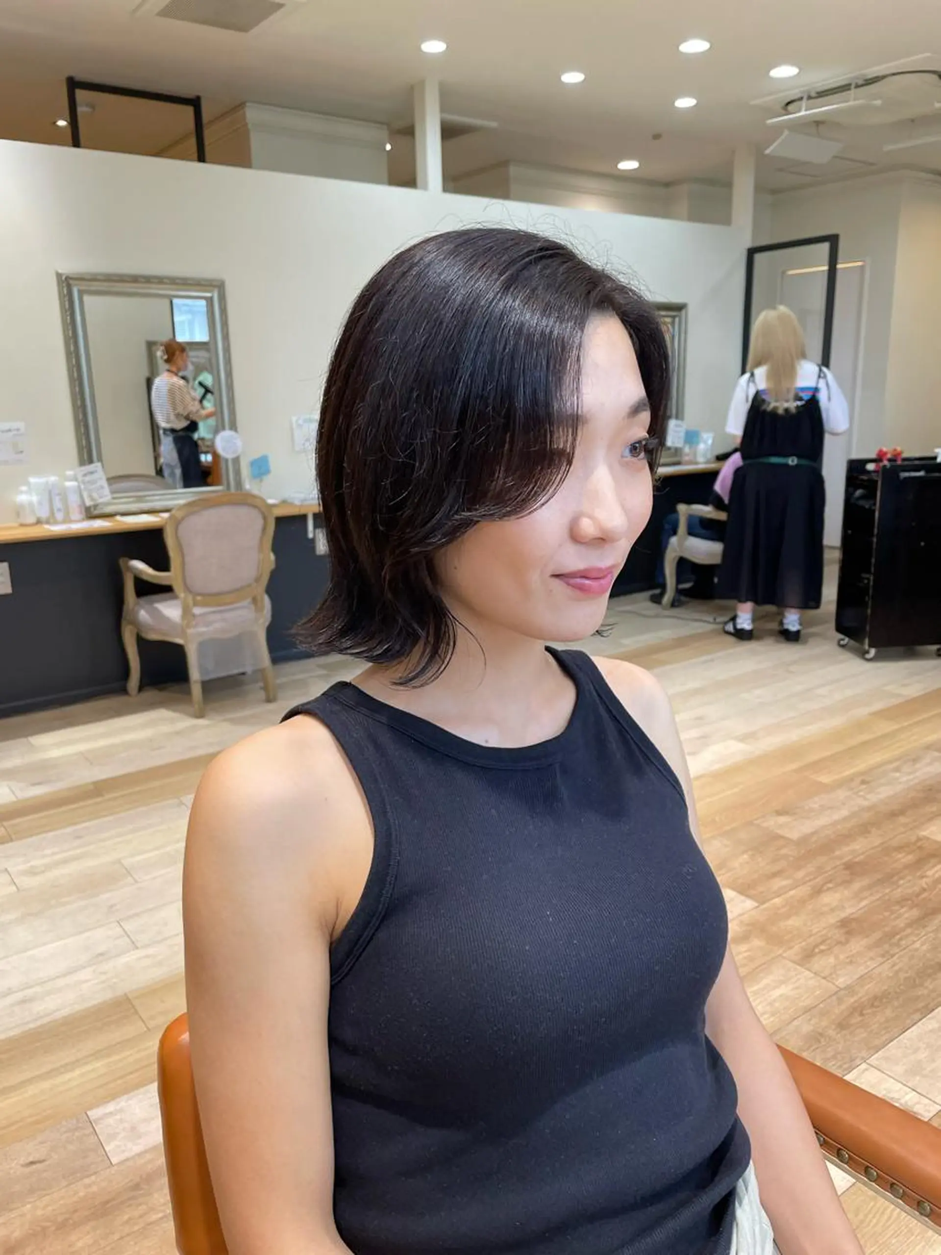 ミディアム 亀川蓮 Agu hairのヘアスタイル