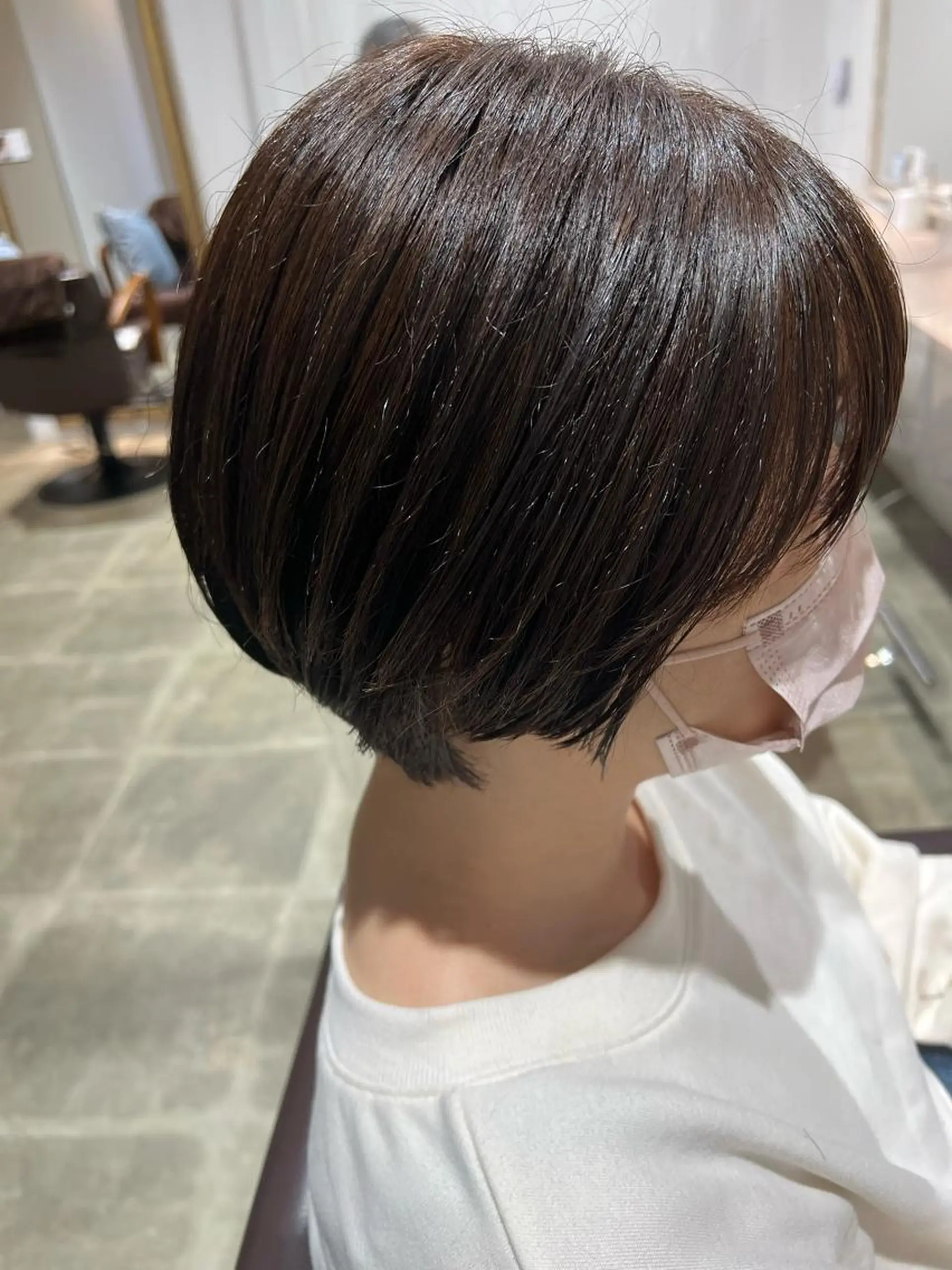 ショート ショートボブ ボブ ショートヘア 山口 莉々香のヘアスタイル