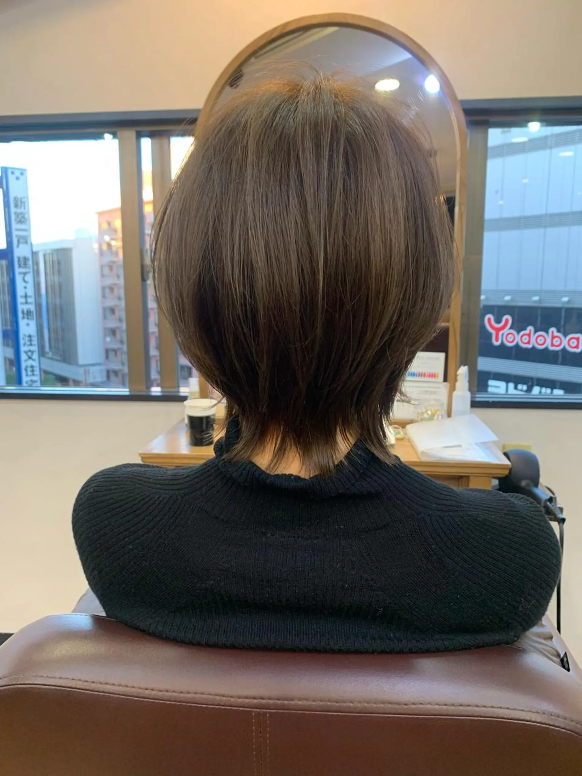 ショート カラー 縮毛矯正/ショート/ レイヤー/畑中正敏のヘアスタイル