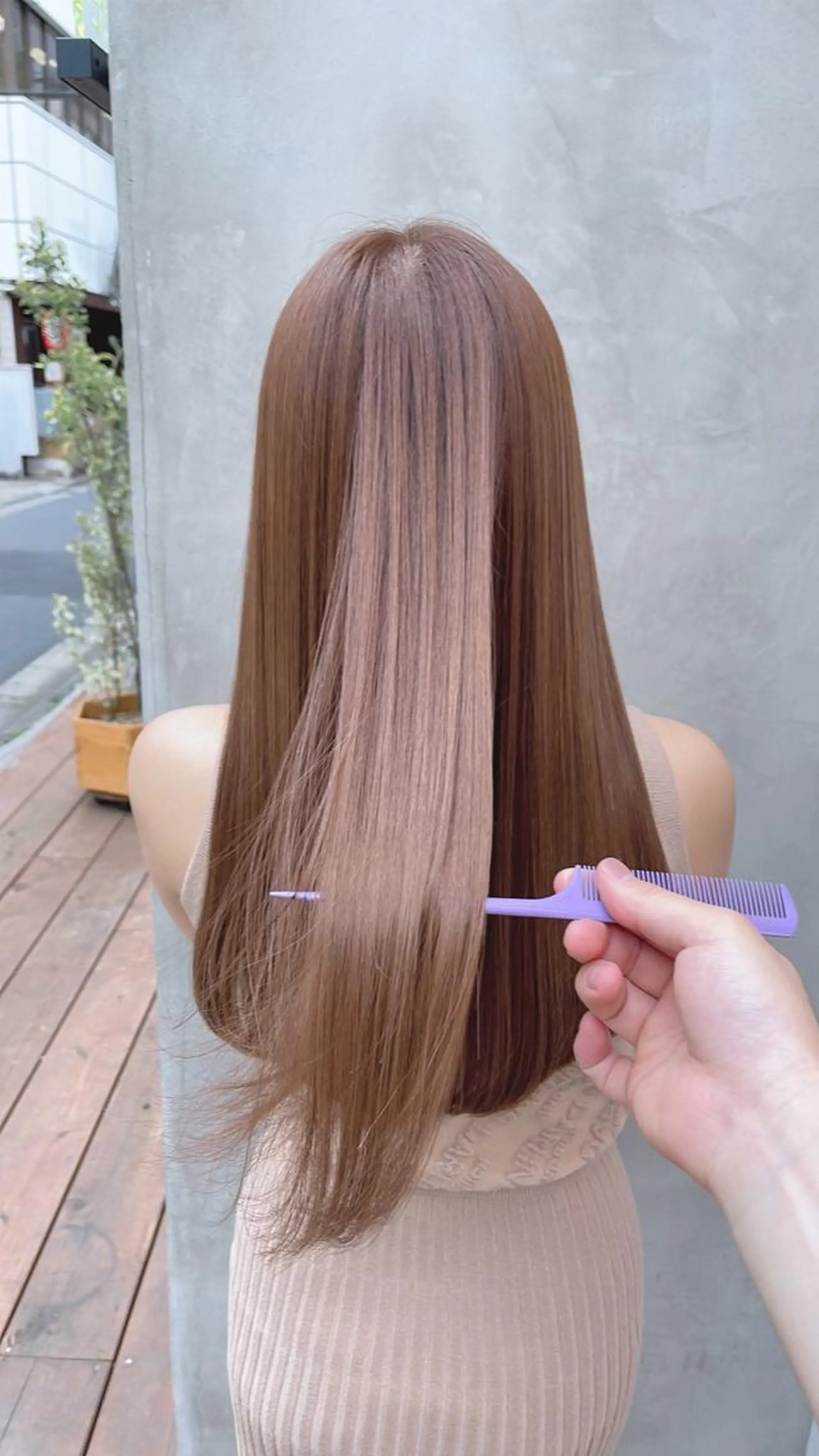 ロング 中顔面短縮 顔まわり新田大翔のヘアスタイル