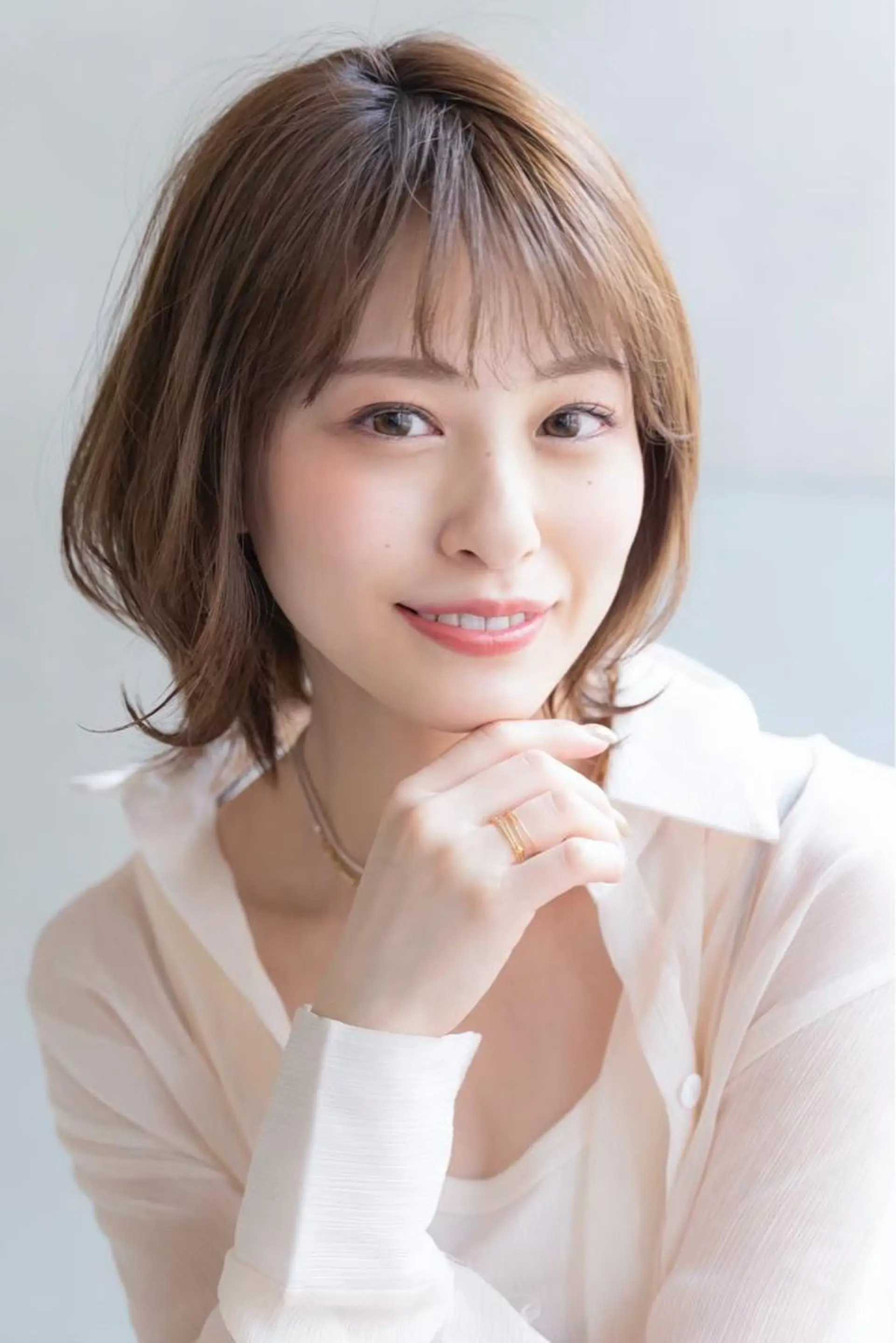 ミディアム カラー パーマ パーマ トリートメント ヘアセット 新宿/韓国ヘア/ 髪質改善ストレートのヘアスタイル