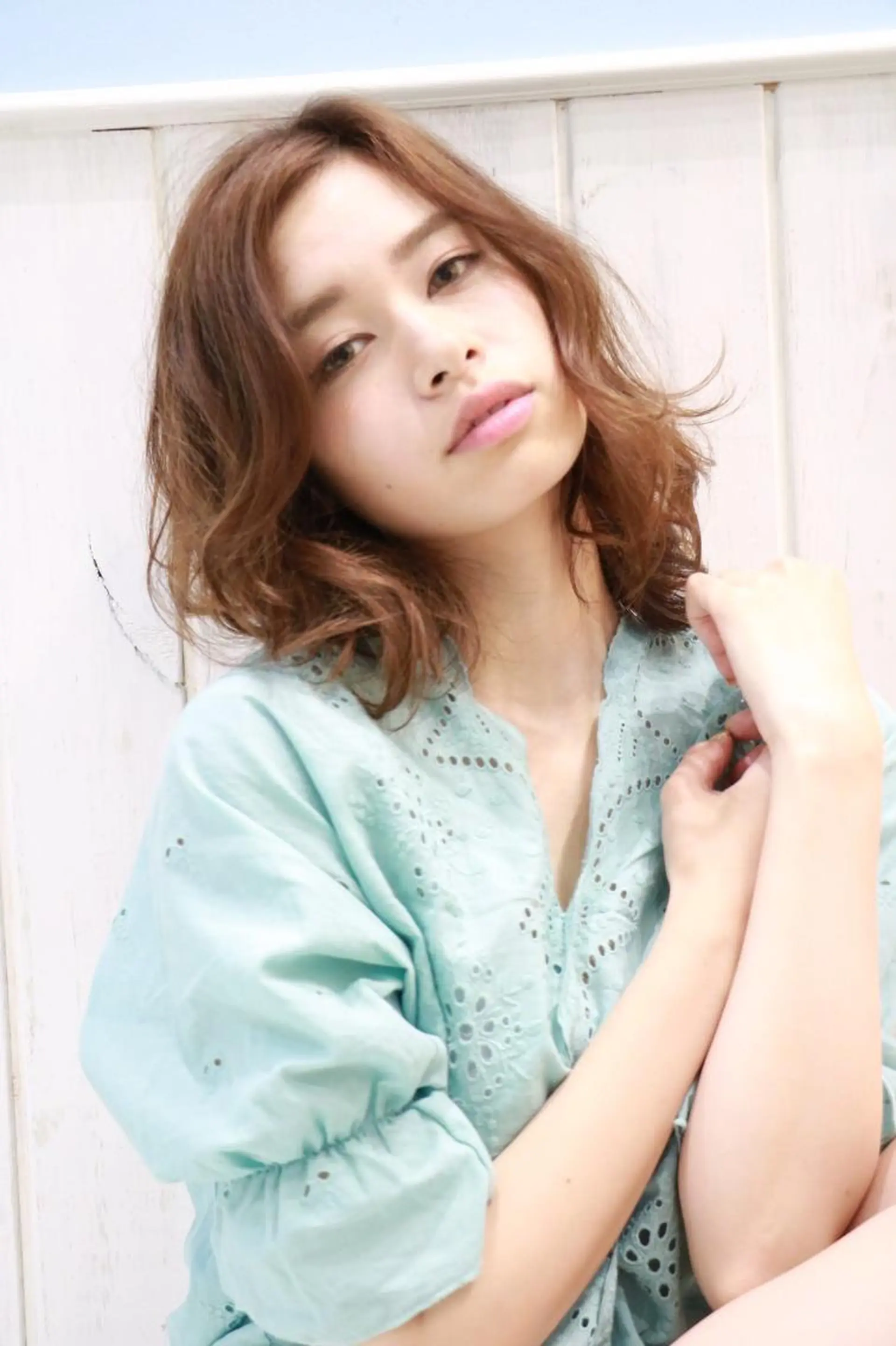 ミディアム 小林 永佳のヘアスタイル