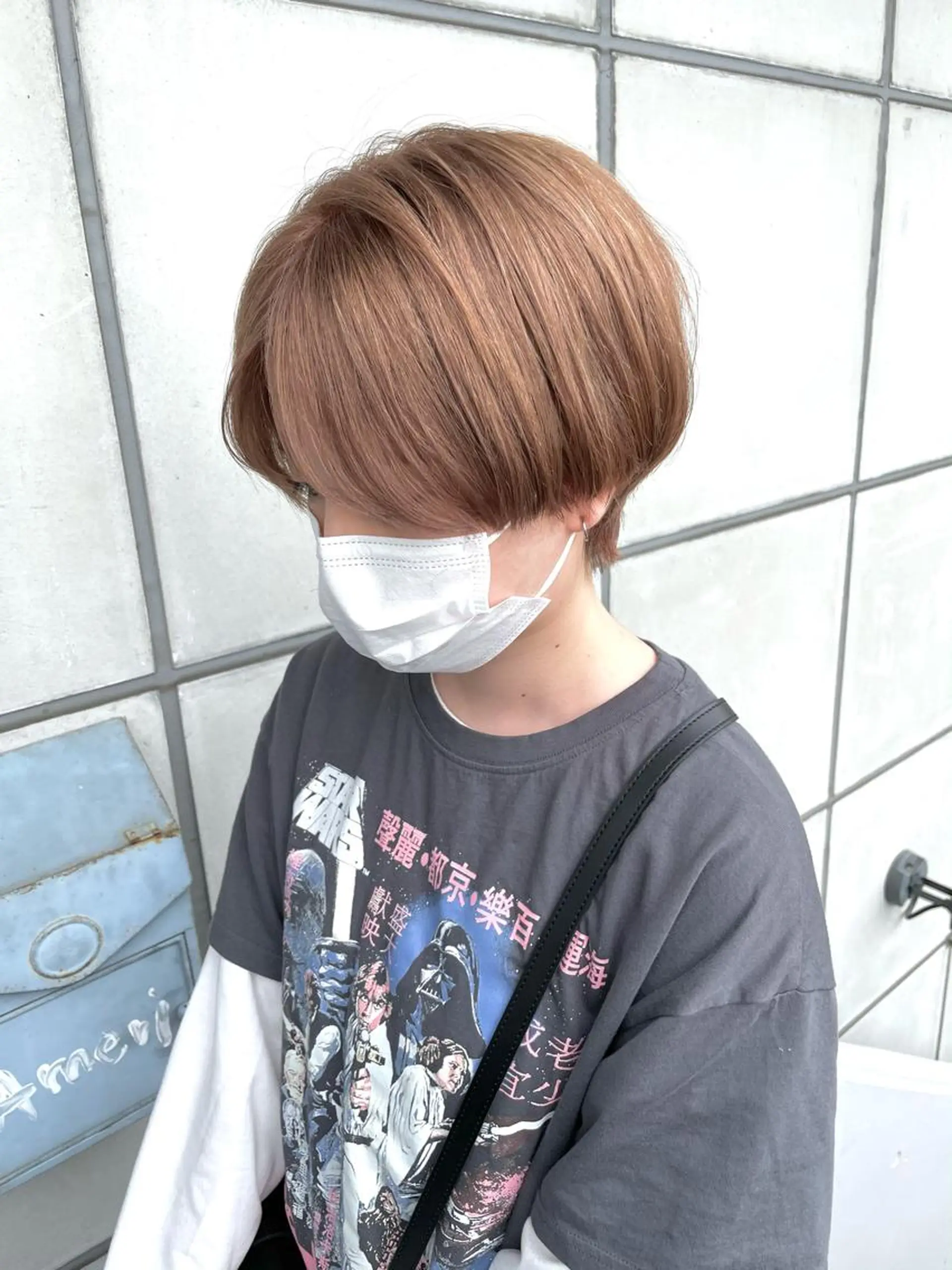 ショート カット ヘアカラー トリートメント 向井 涼太朗のヘアスタイル