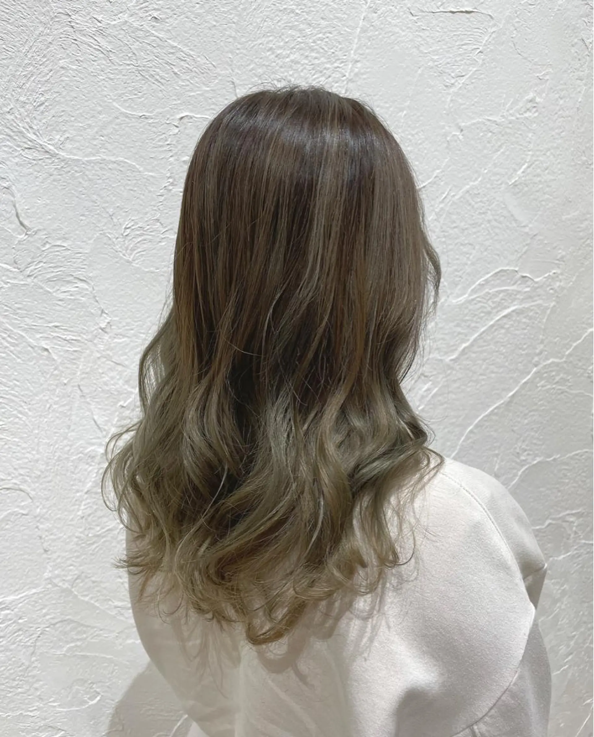 ミディアム カラー FELICE of hair 田口千尋のヘアスタイル