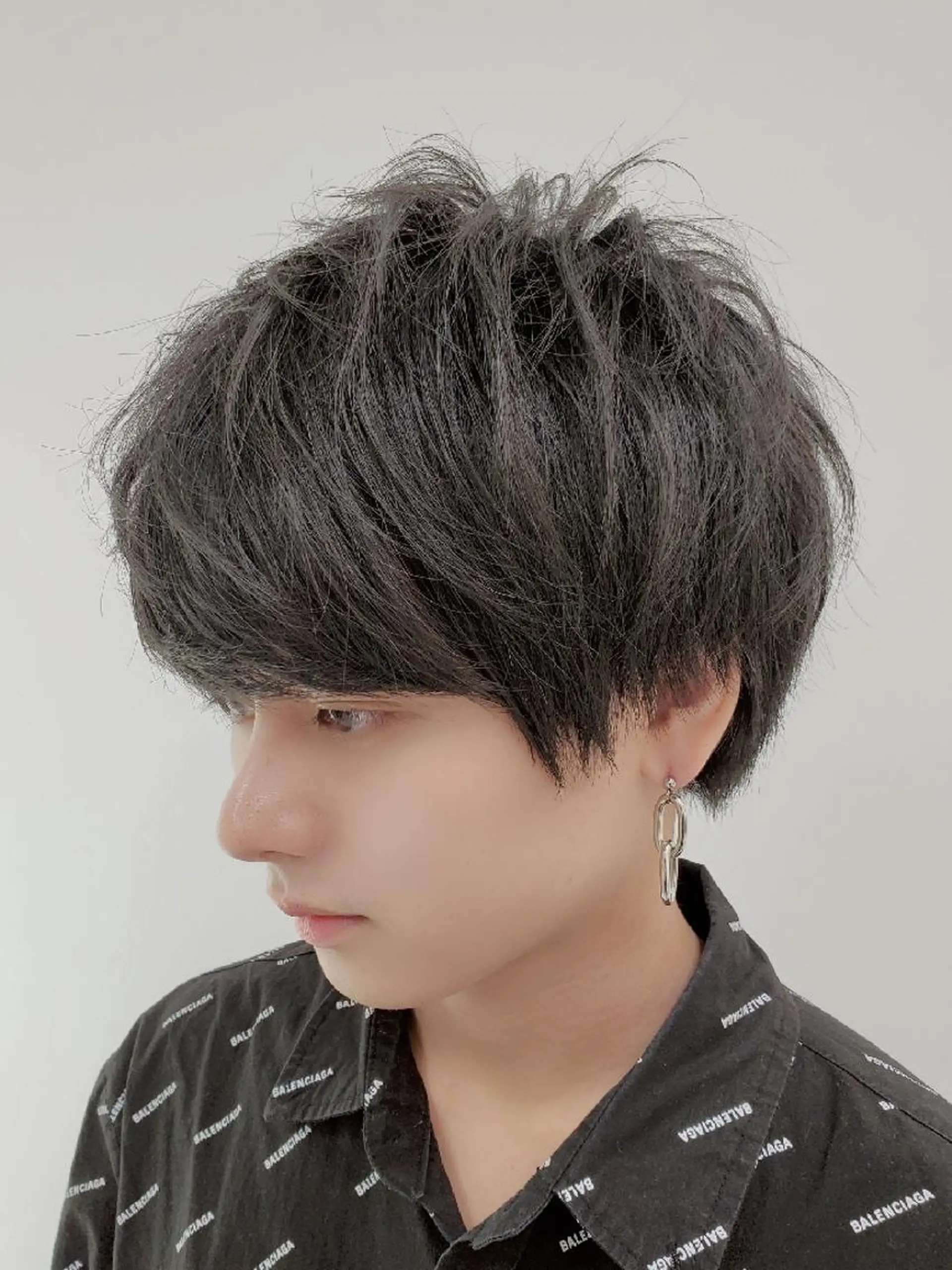 ショート メンズ マッシュ カット 倉持 龍歩のヘアスタイル