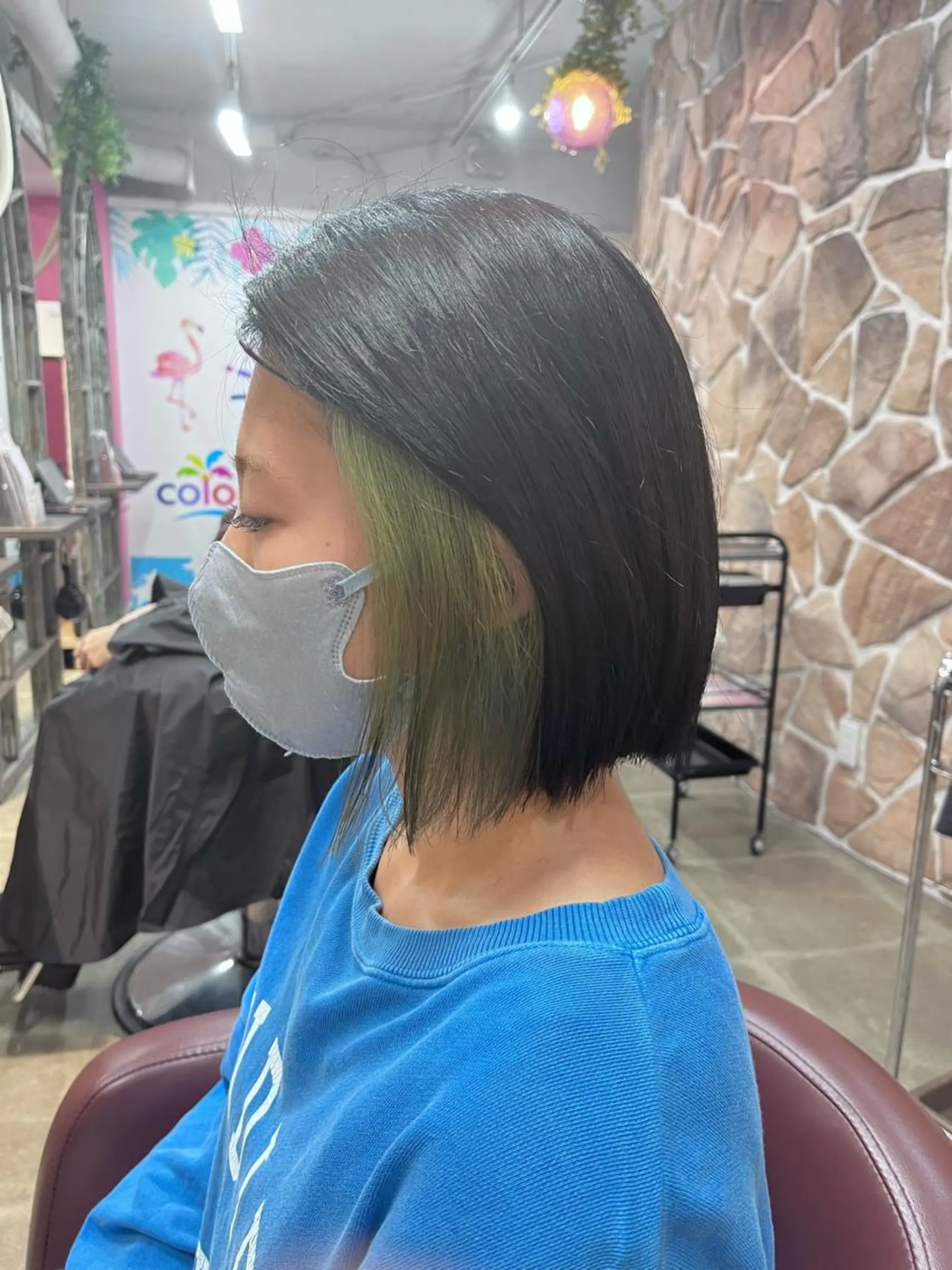 カラー ブリーチ インナーカラー ヘアカラー エリアNo.1カラー ⭐️hikaru⭐️のヘアスタイル