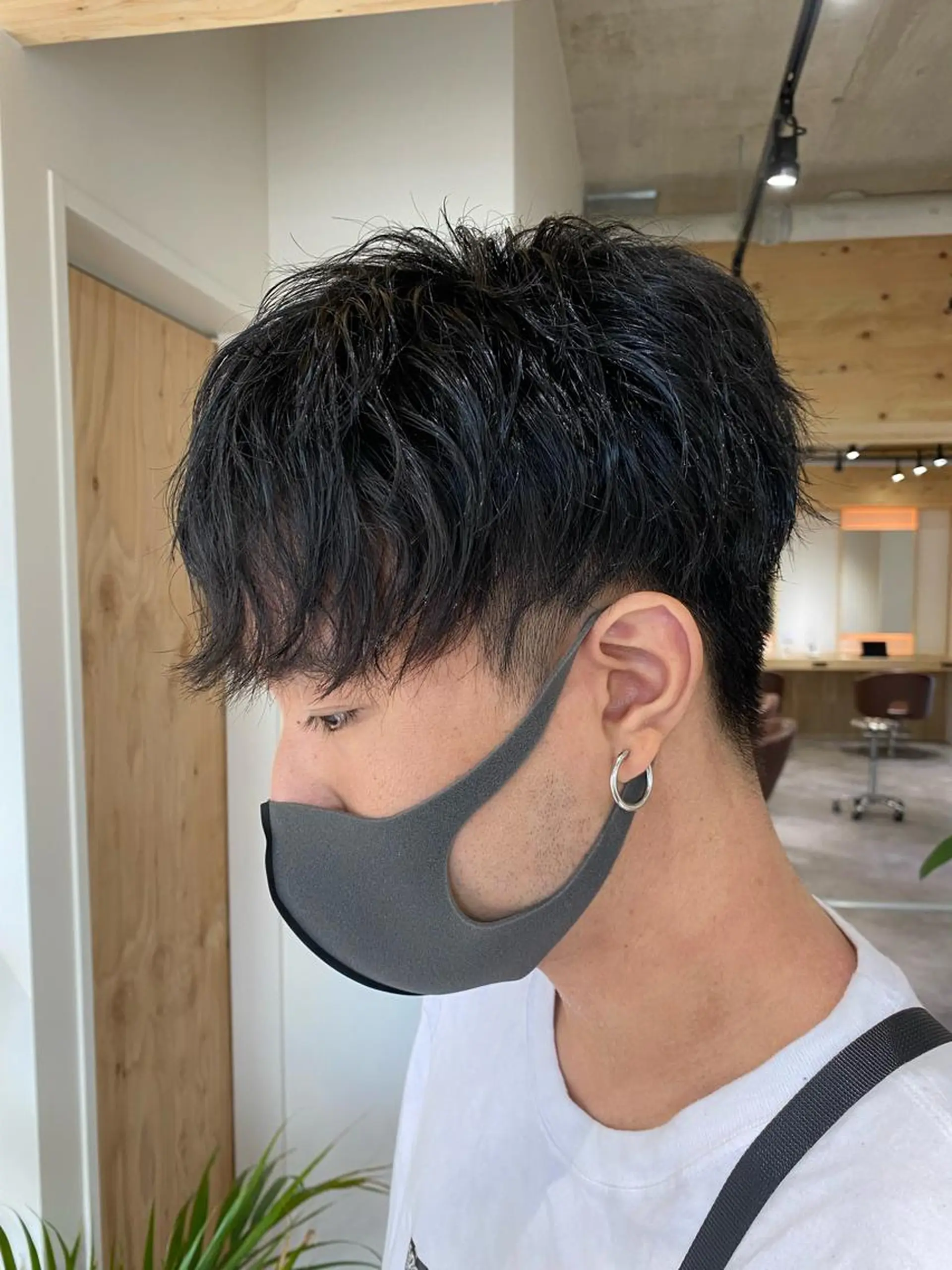 パーマ メンズ カット パーマ ヘアセット メンズブリーチカラー /パーマ ごーた立川のヘアスタイル