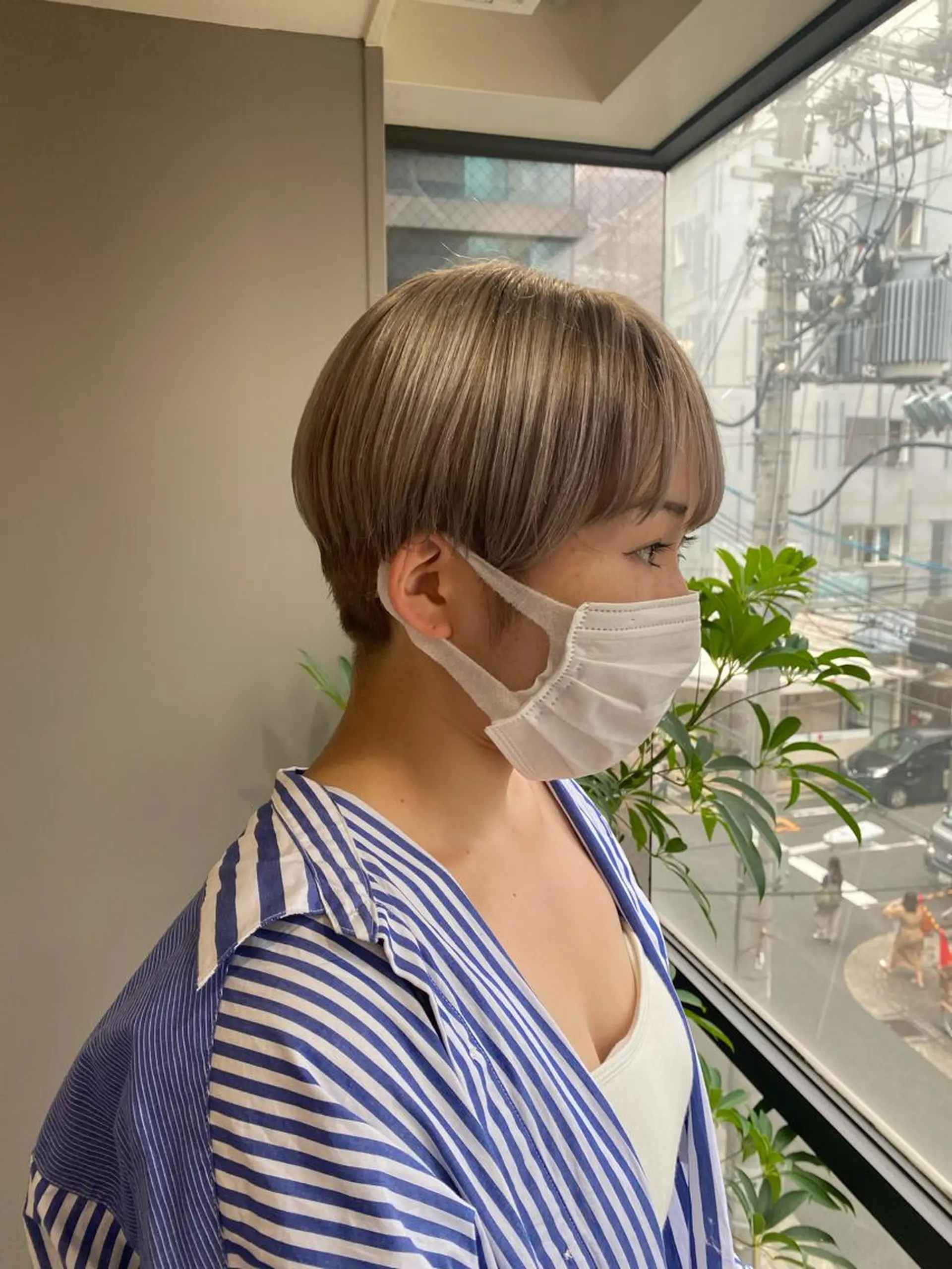 ショート カラー ヘアアレンジ ブリーチ ハイトーンカラー ショートヘア ヘアカラー ボブ /ニュアンス/ satomi🧸💖のヘアスタイル