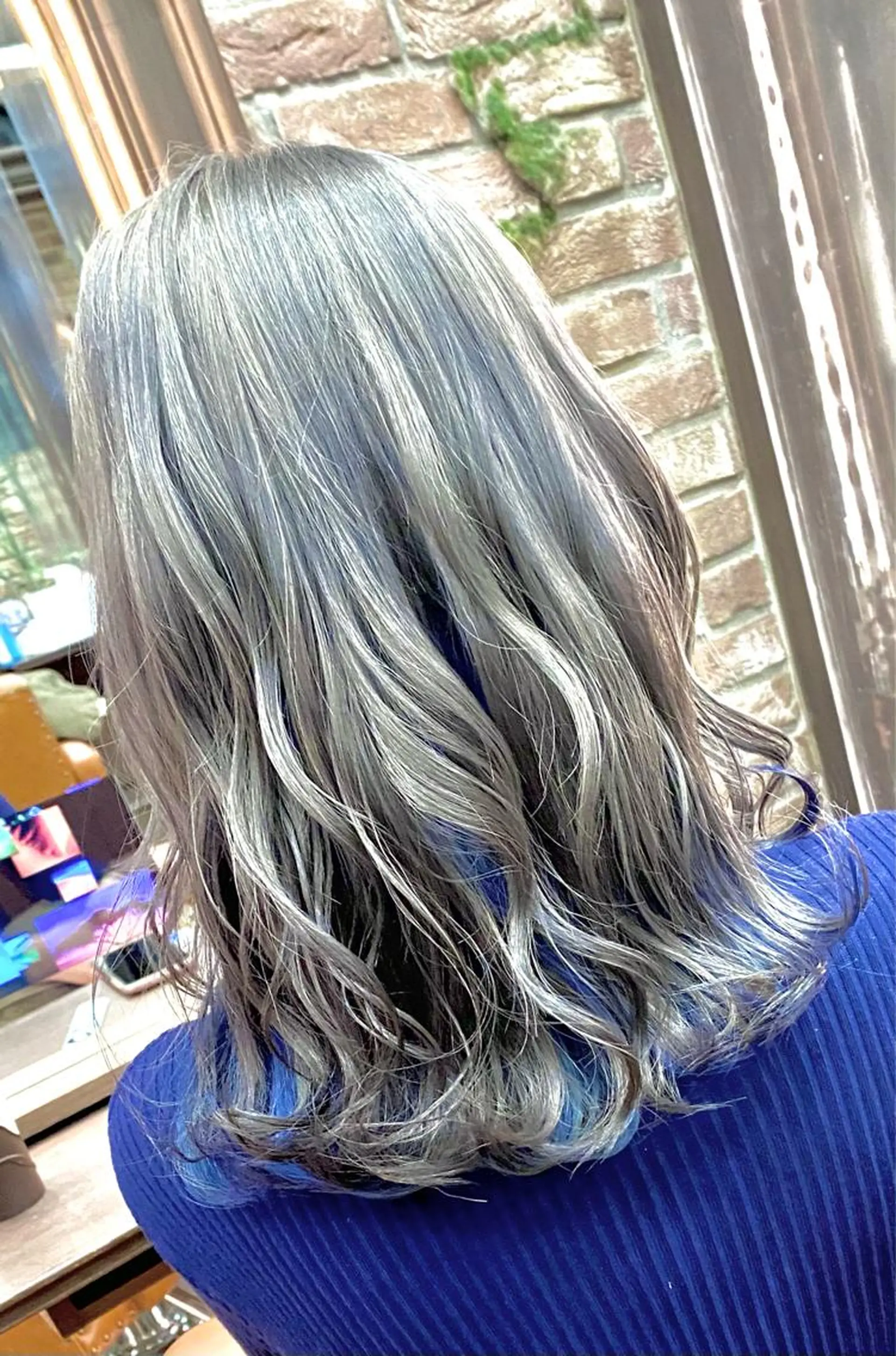 セミロング カラー 久次米 智人のヘアスタイル