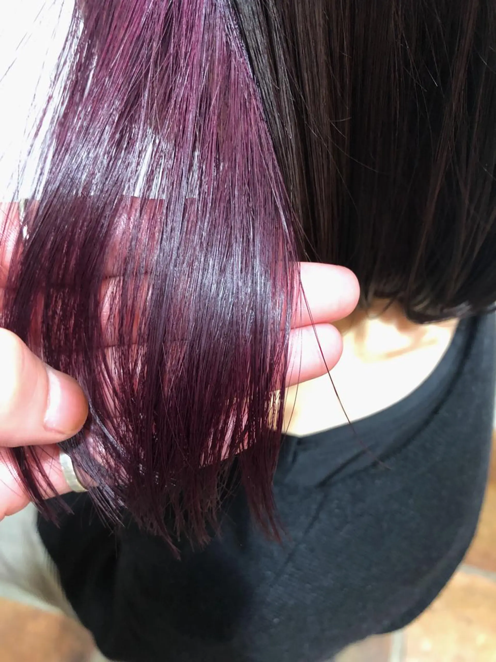 ショート カラー パープルカラー メンズカット特化柏駅 徒歩3分LOUのヘアスタイル