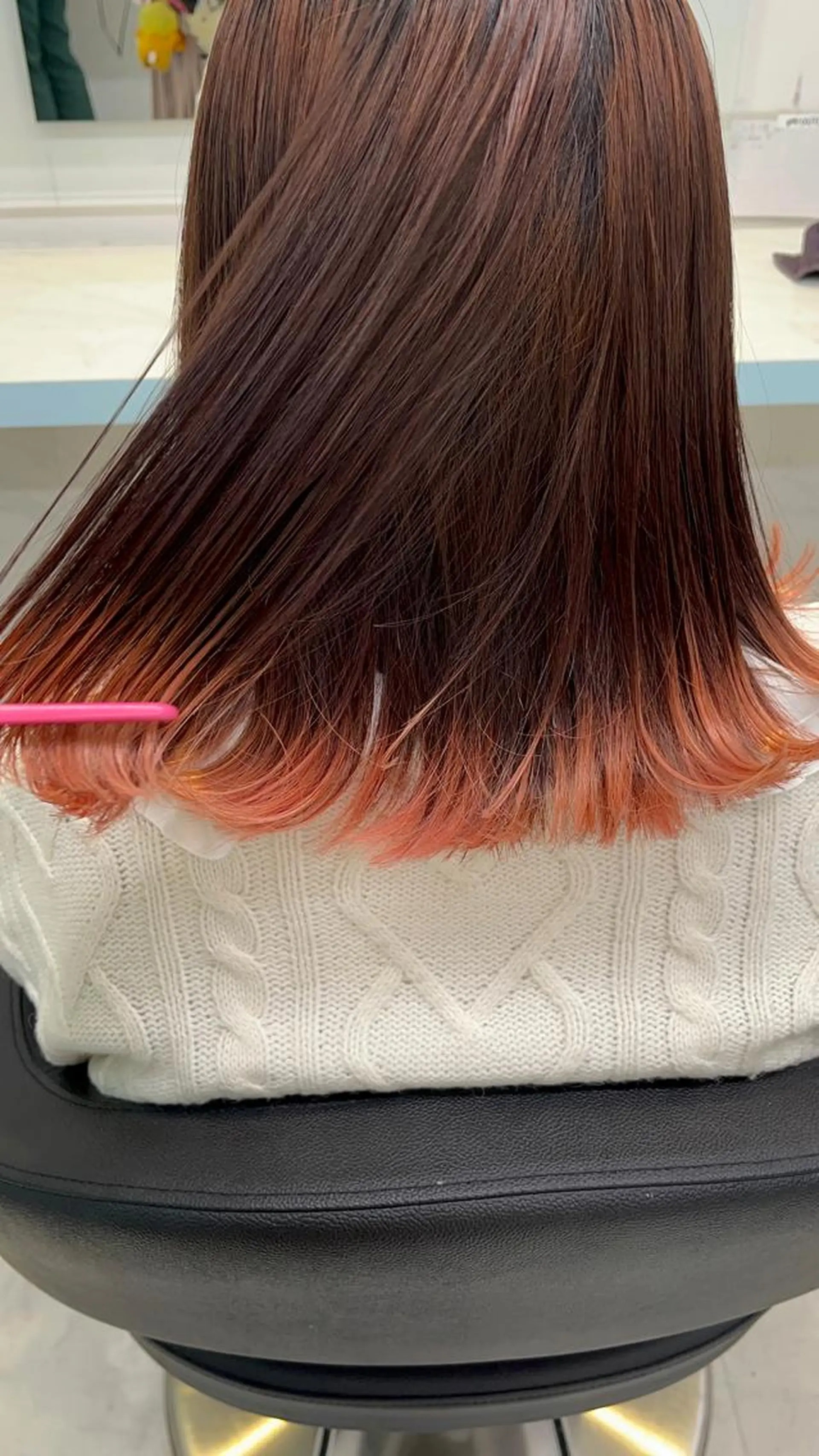 ミディアム カラー ヘアアレンジ 愛されカラー🩷 はるなのヘアスタイル