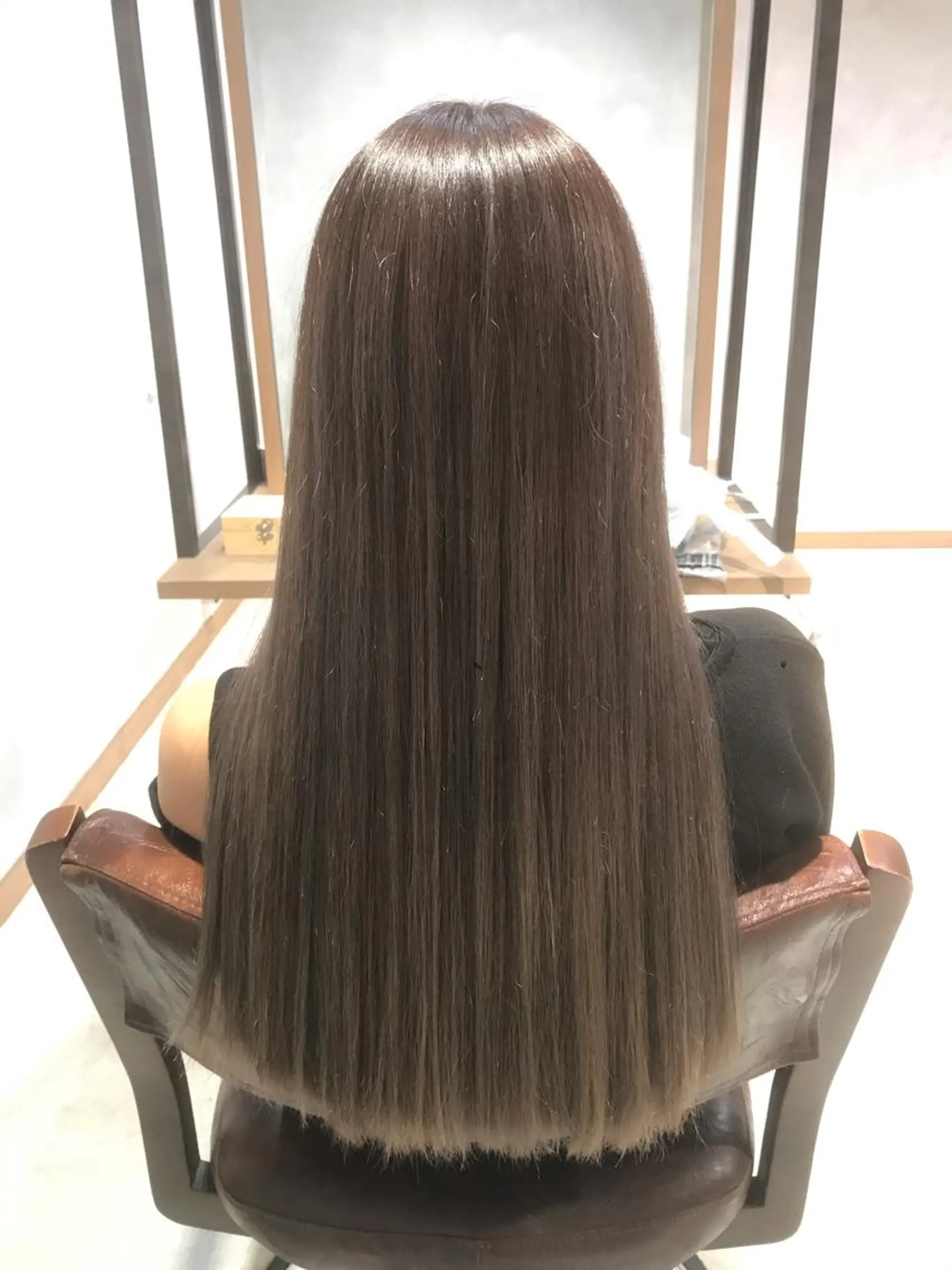 ロング アッシュ トリートメント ヘアカラー トリートメント ブリーチカラー☆ 再生トリートメントのヘアスタイル
