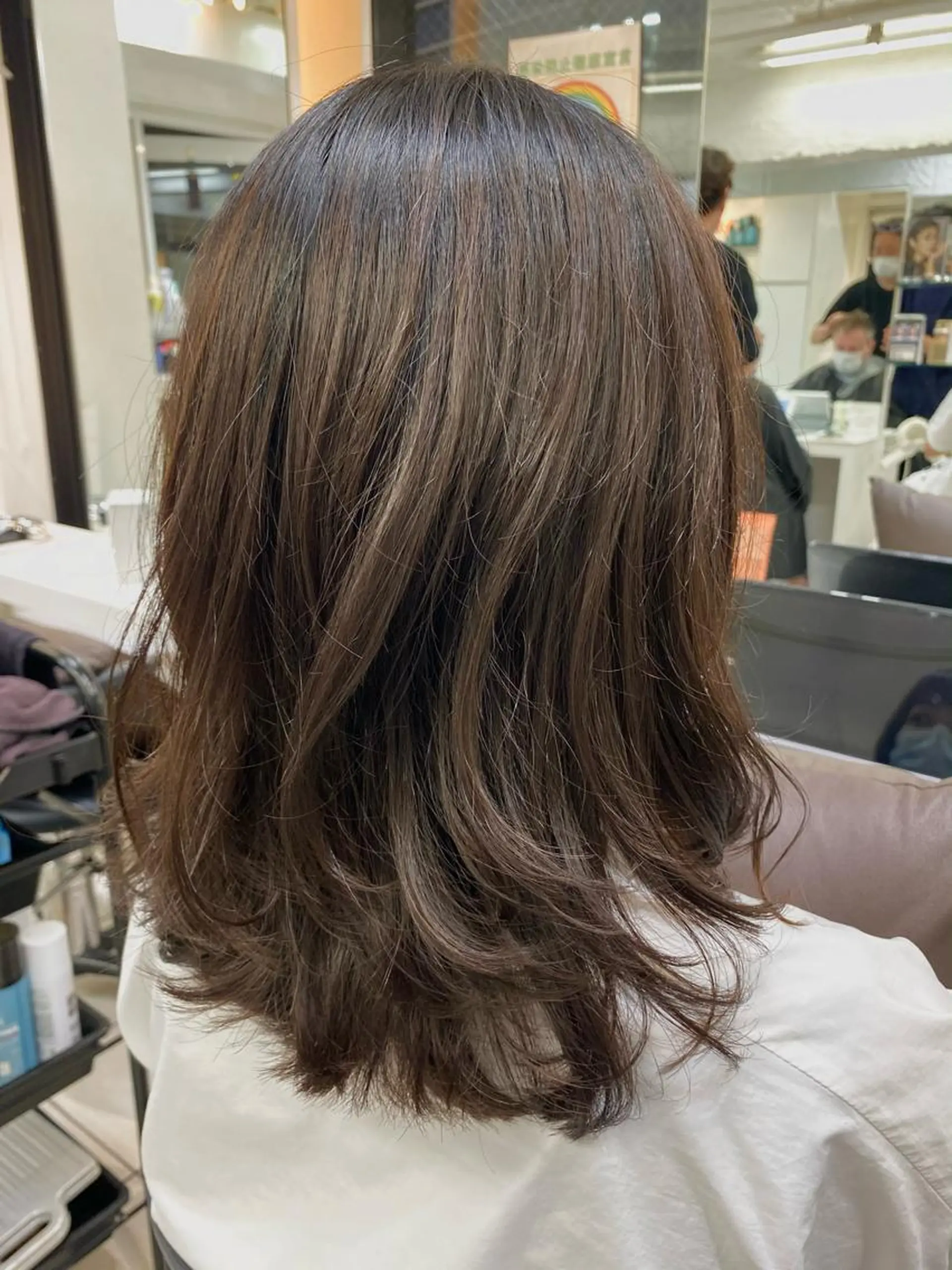 ミディアム パーマ 星野 菜月のヘアスタイル