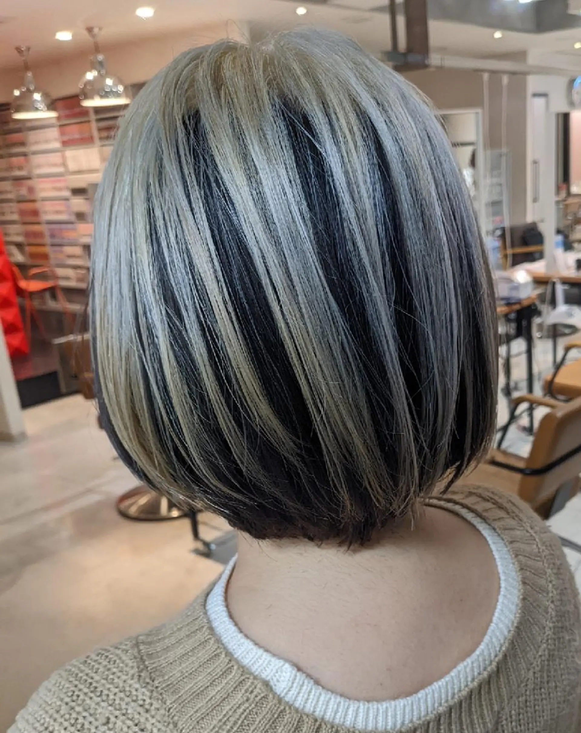 ショート カラー カット ヘアカラー トリートメント nameless髪質 改善ブリーチ心斎橋のヘアスタイル