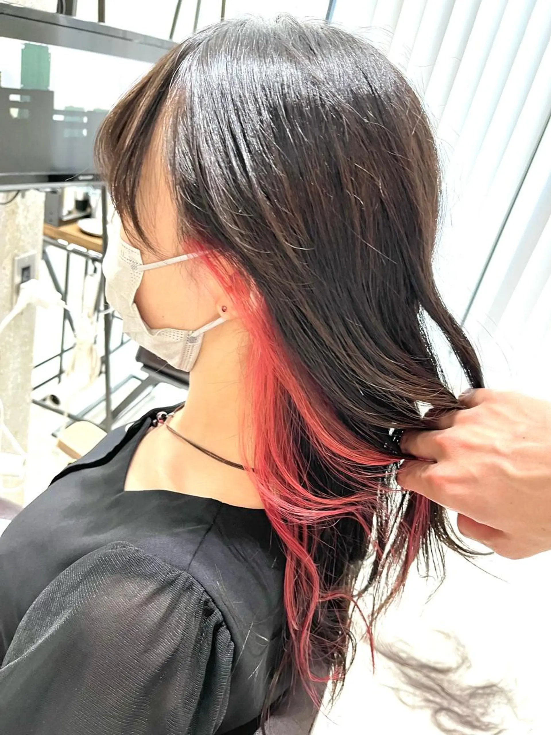 ロング 髪質改善 ヨシンモリ 韓国風ヘア トリートメント ヘアカラー 🌈外国風ハイライト こうたろうのヘアスタイル