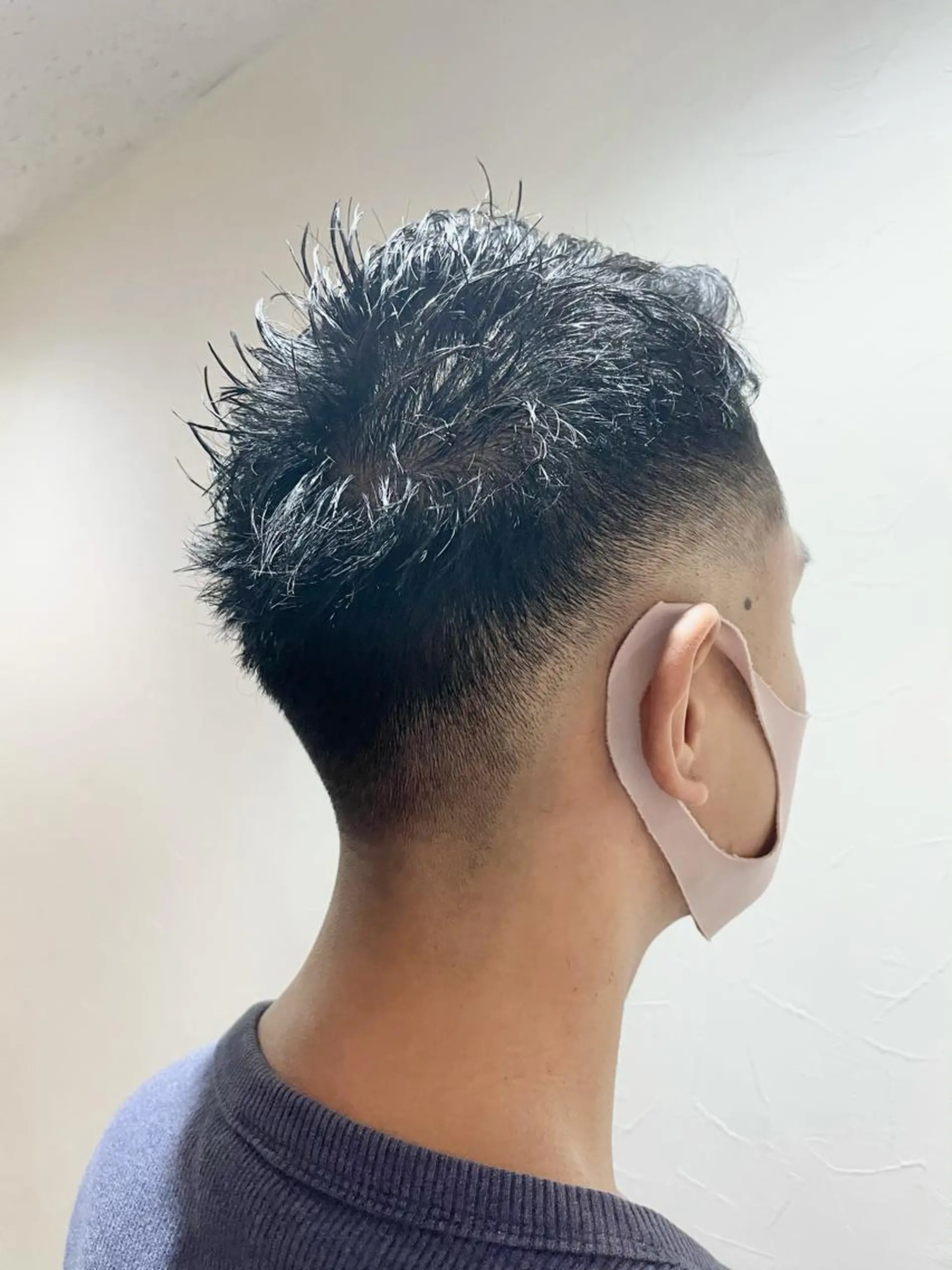 ショート メンズ フェードカット スキンフェード ヒロ銀座　小林 透真のヘアスタイル