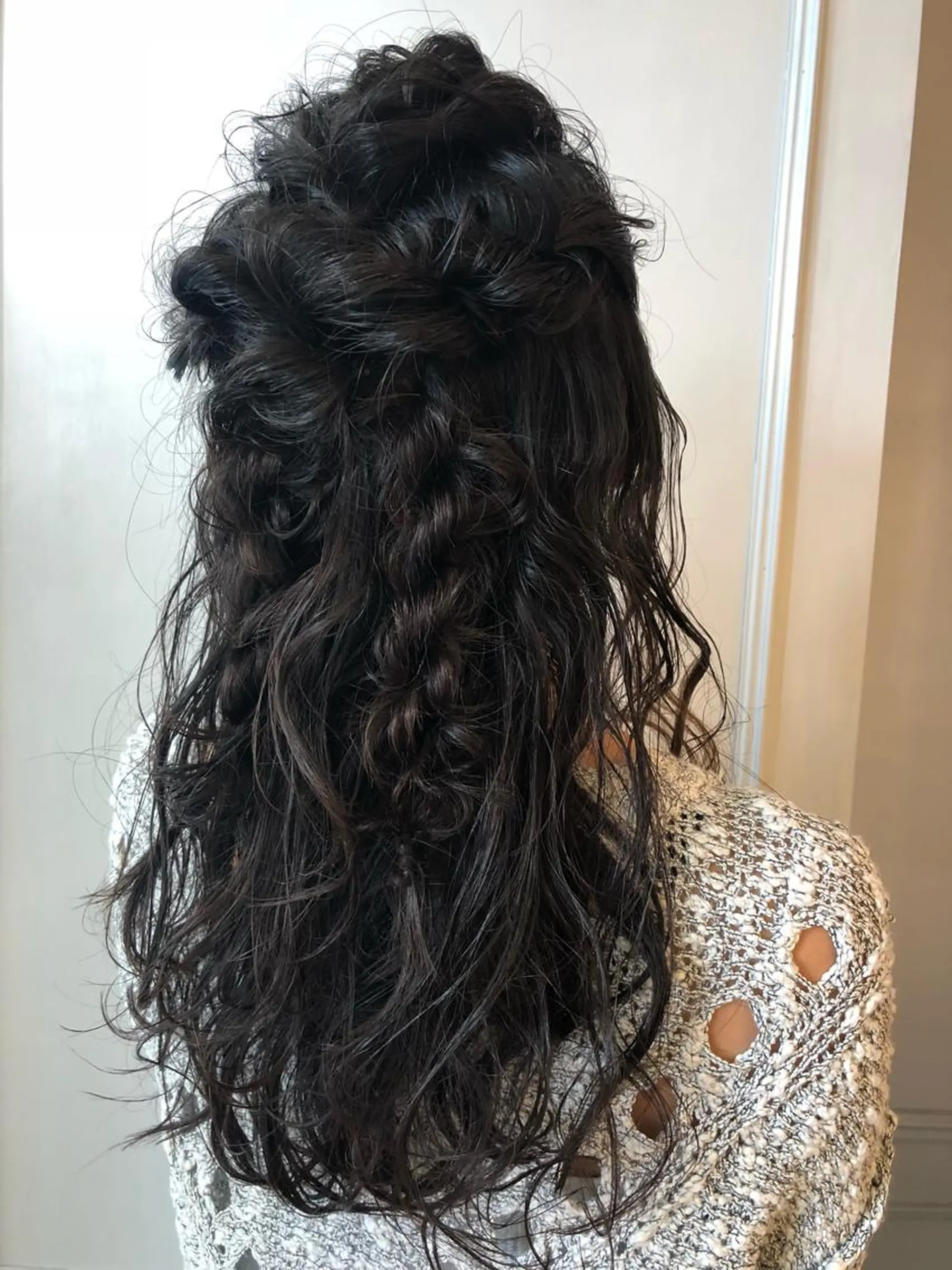 ロング ヘアアレンジ レイヤーカット✂️ 横浜No1♡下鳥翔子のヘアスタイル