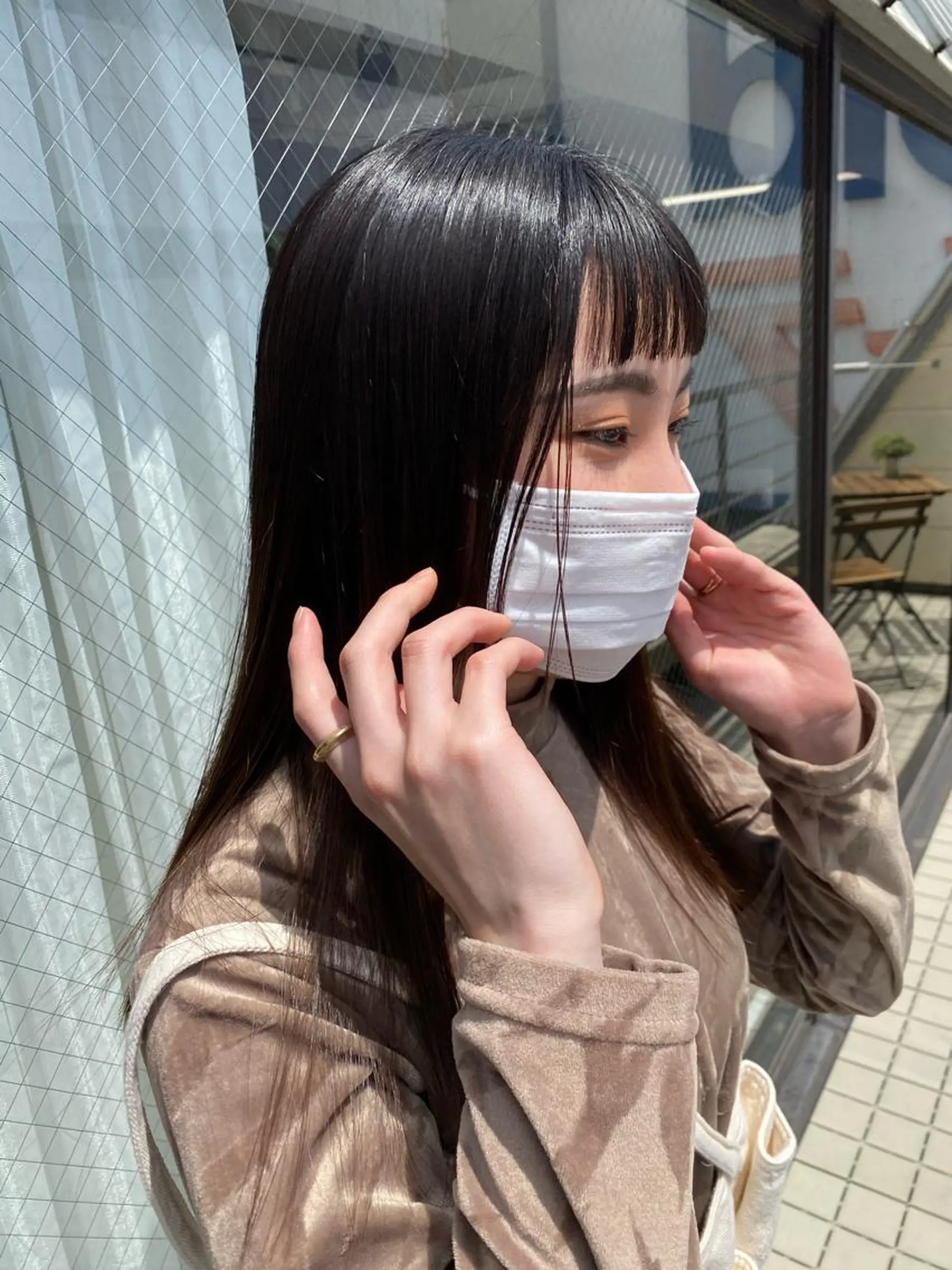 セミロング カラー 🧡色落ちまで2度綺 麗なカラー🧡ヨシキのヘアスタイル