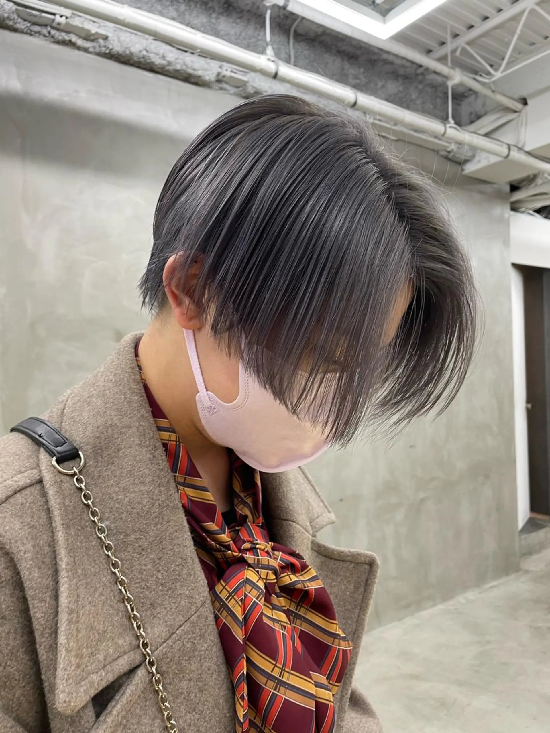 ショート カラー パーマ ヘアアレンジ メンズ メンズバレイヤージュ メンズブリーチ センターパート フェードカット メンズハイライト ハイトーン/レイヤー 🌸さくらのヘアスタイル