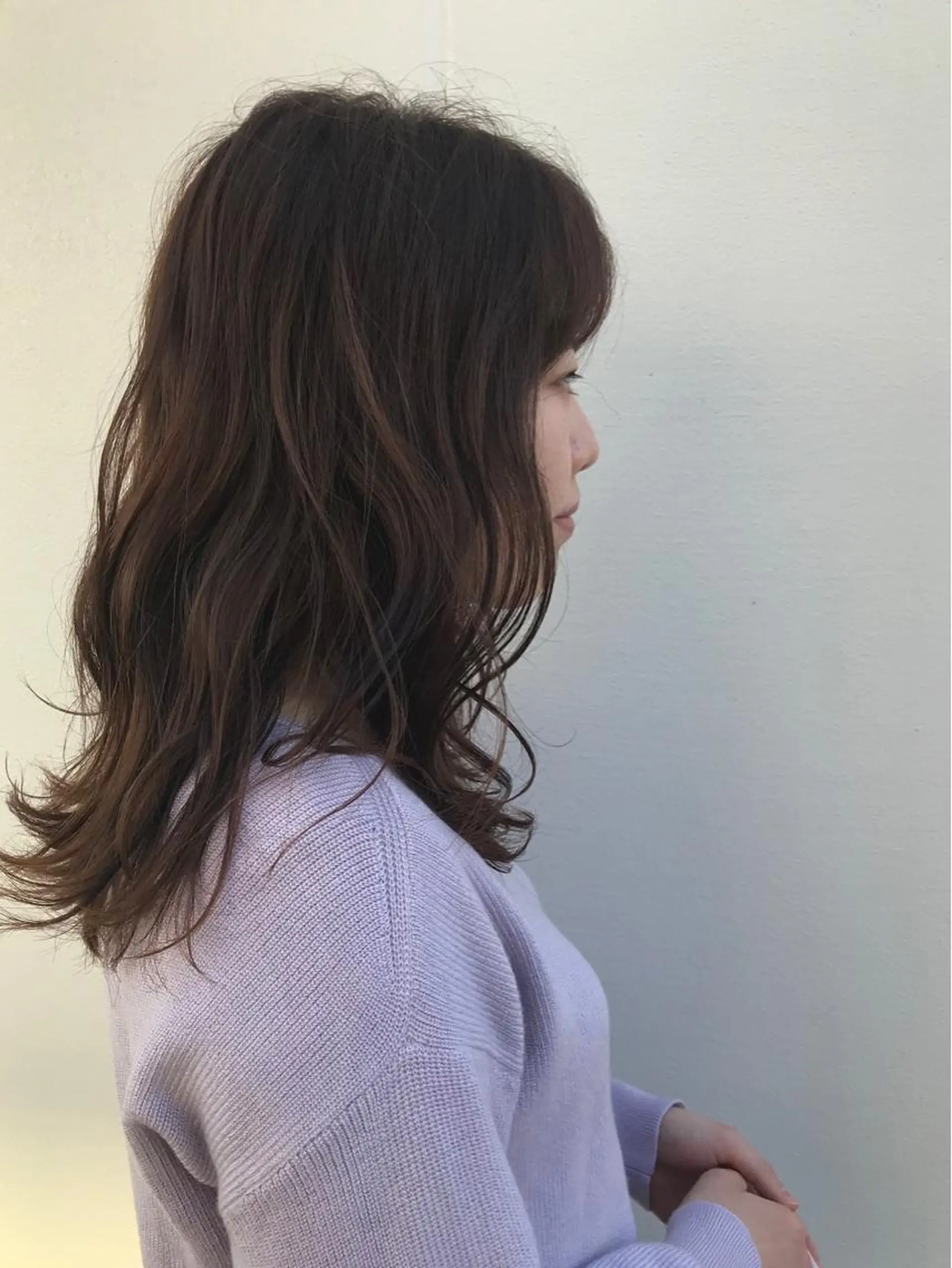 セミロング カラー KOOKI スティードトーキョーのヘアスタイル