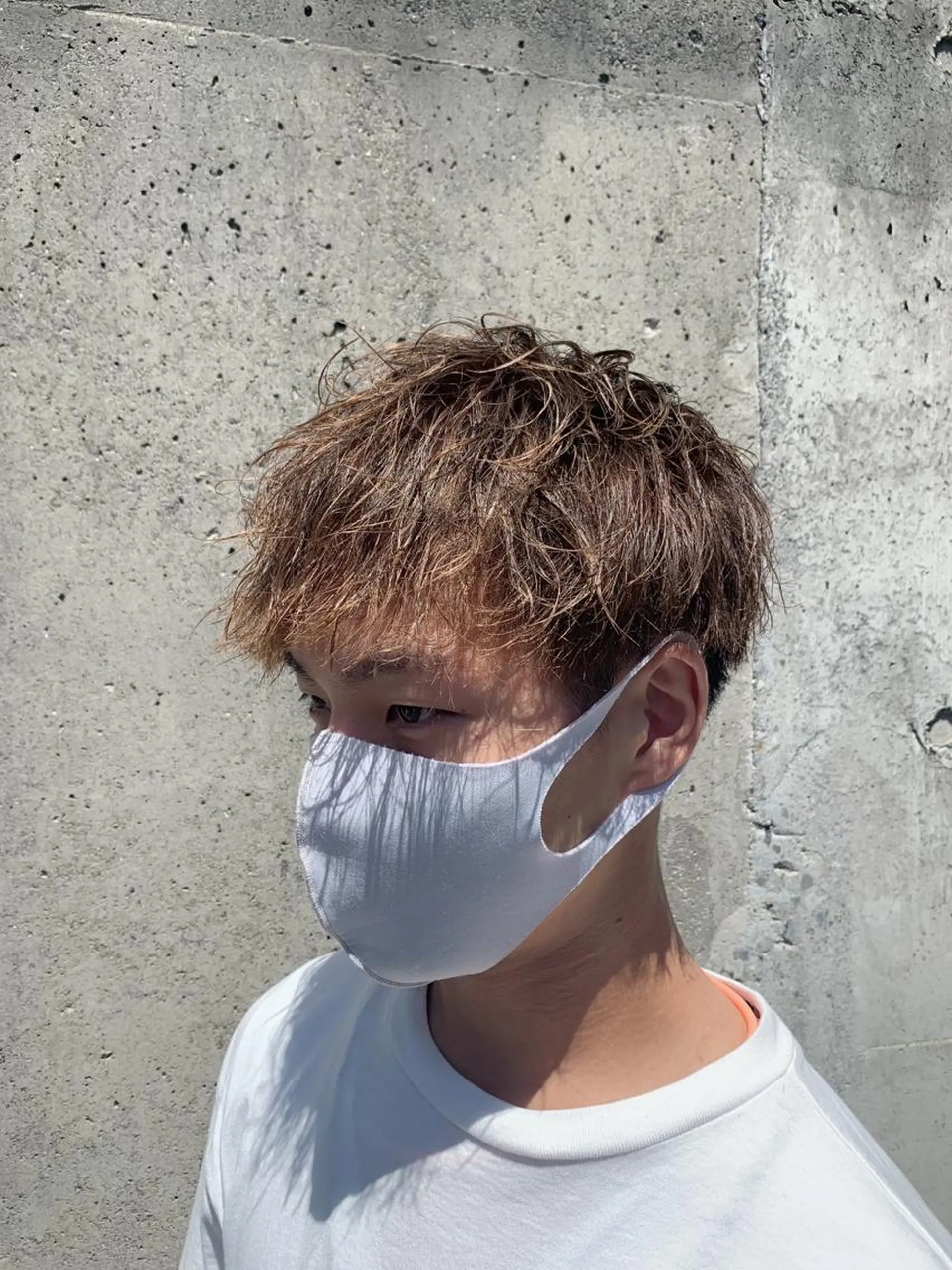 パーマ メンズ 静岡/草薙パーマ メンズバレイヤージュのヘアスタイル