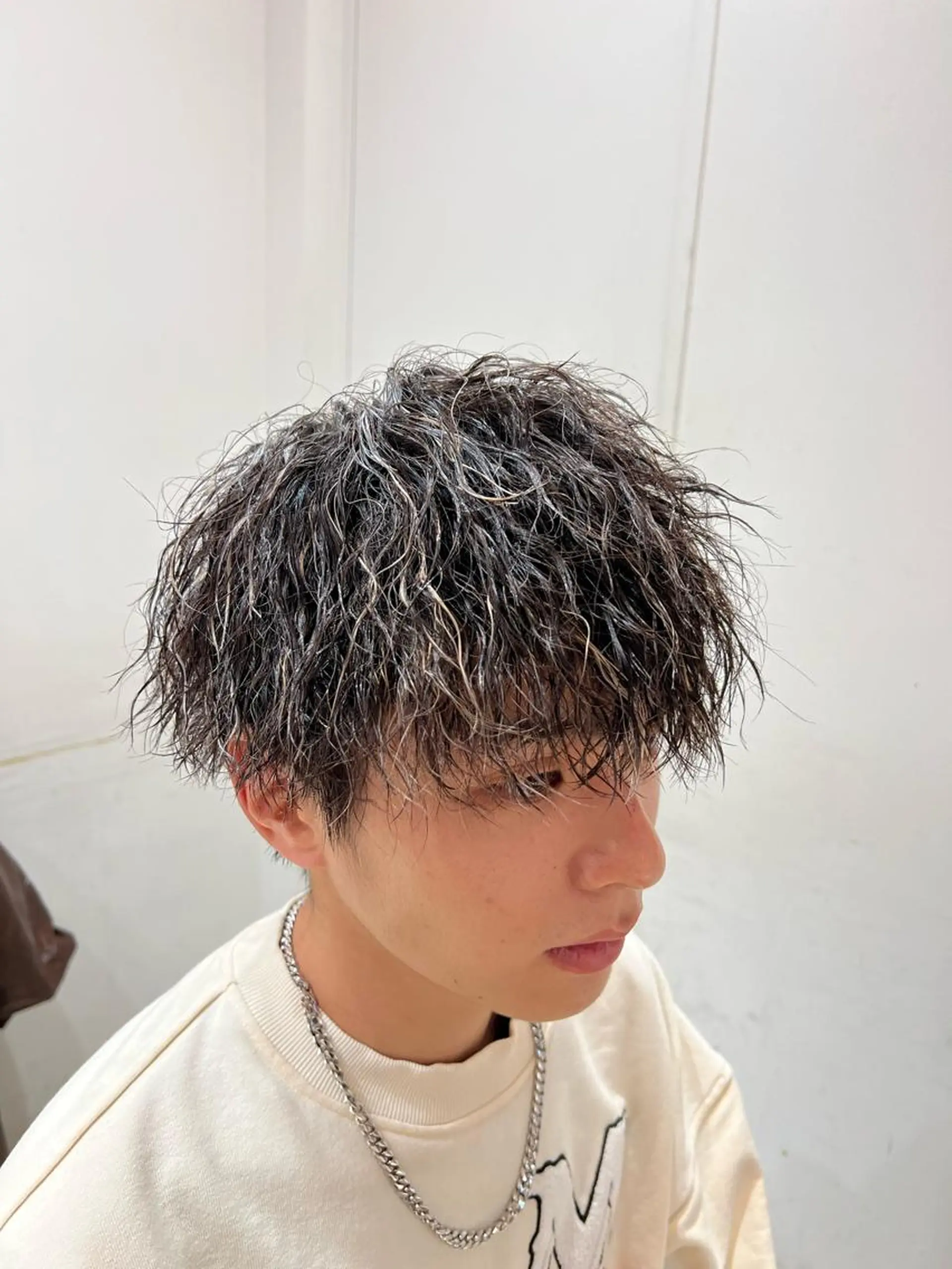 ショート カラー パーマ メンズ 💈men's💈 satoru中目黒のヘアスタイル
