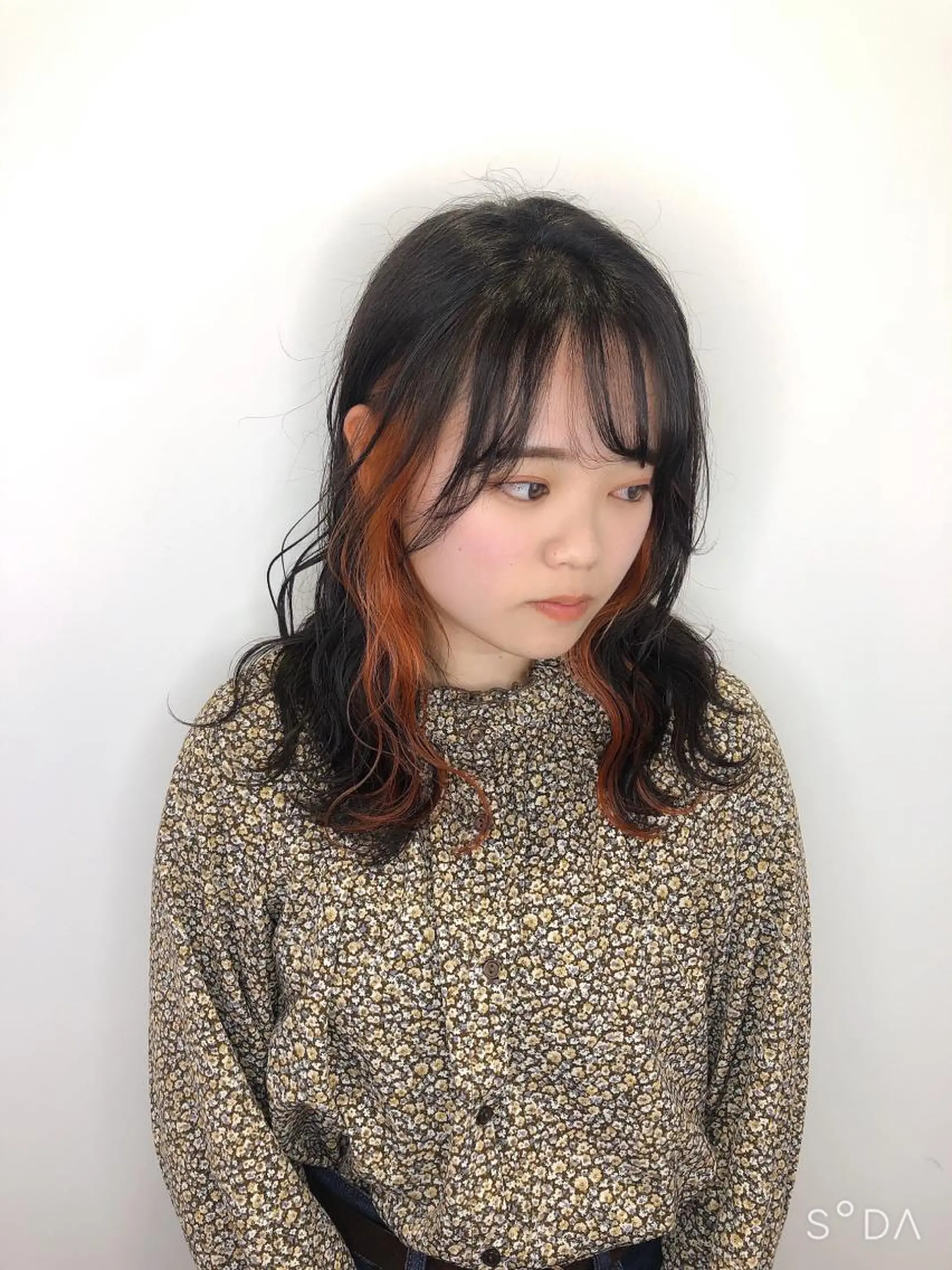 ミディアム カラー ヘアカラー 関 京磨のヘアスタイル