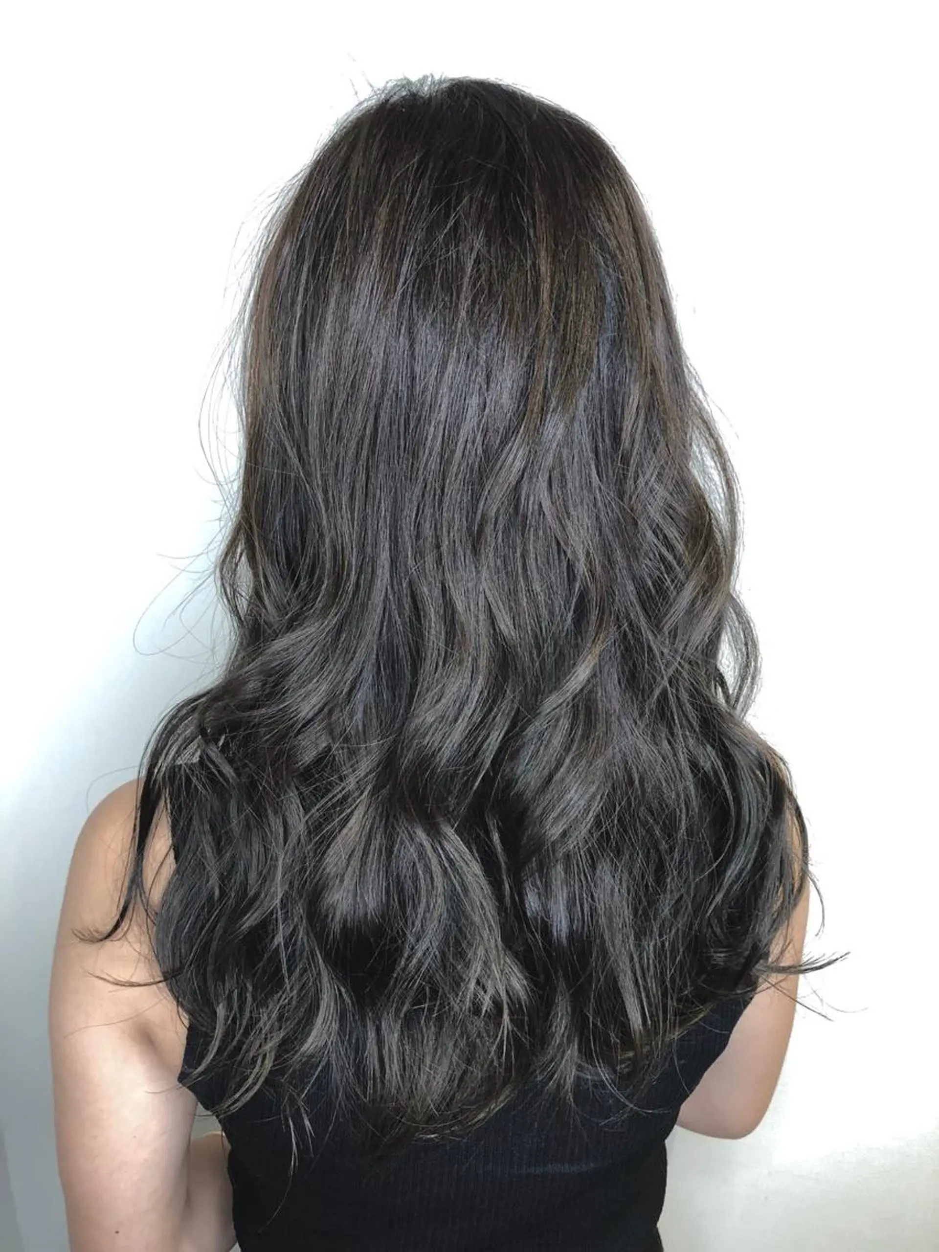 ロング カラー ヘアカラー トリートメント 髪質改善/イルミナ/ 城崎のヘアスタイル