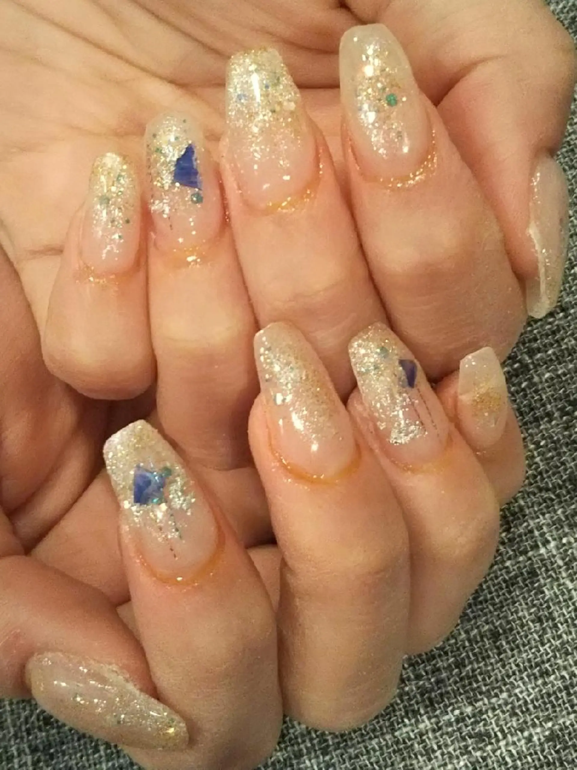 ネイル キラキラネイル ハンドネイル private salon mieのネイルデザイン