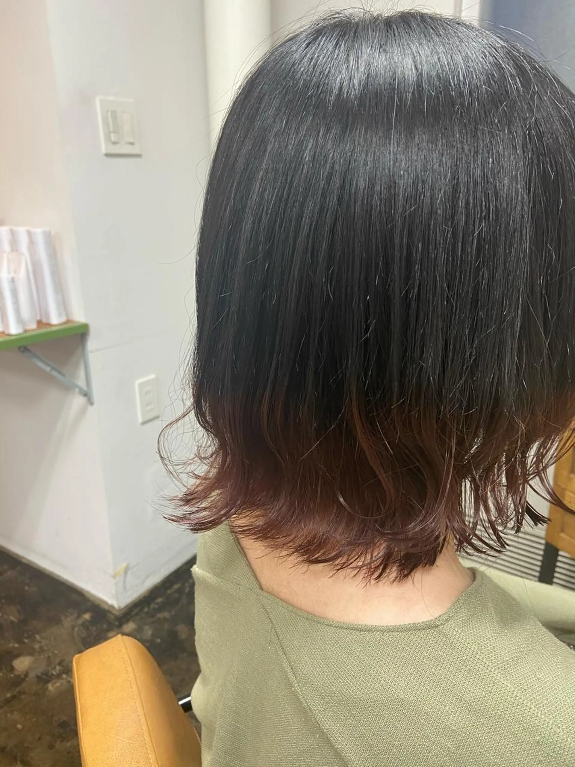 カラー ピンクカラー ピンクパープル sato harunaのヘアスタイル