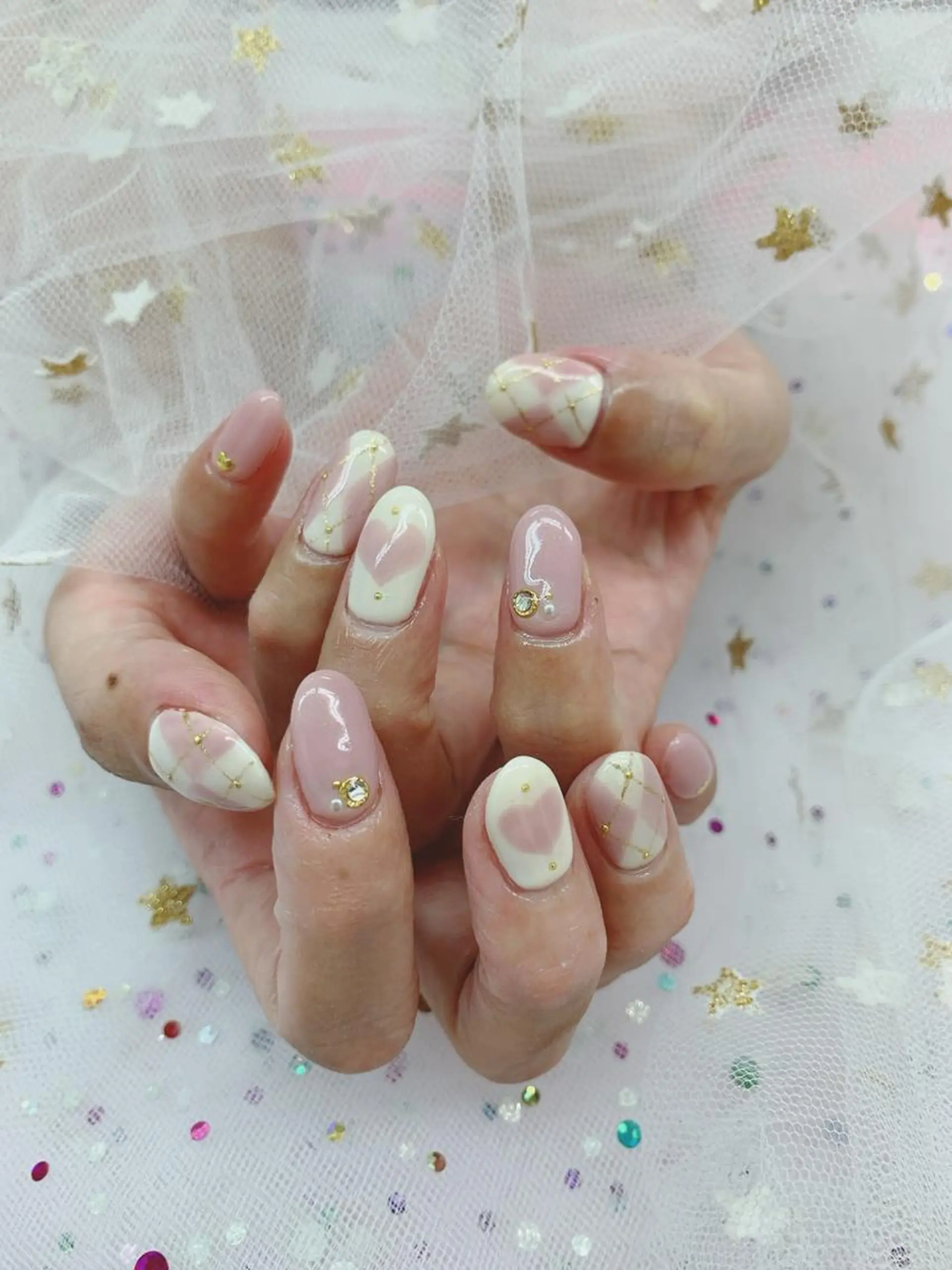 ネイル 🦋ネイルサロン ブラン🌈ゆりのネイルデザイン