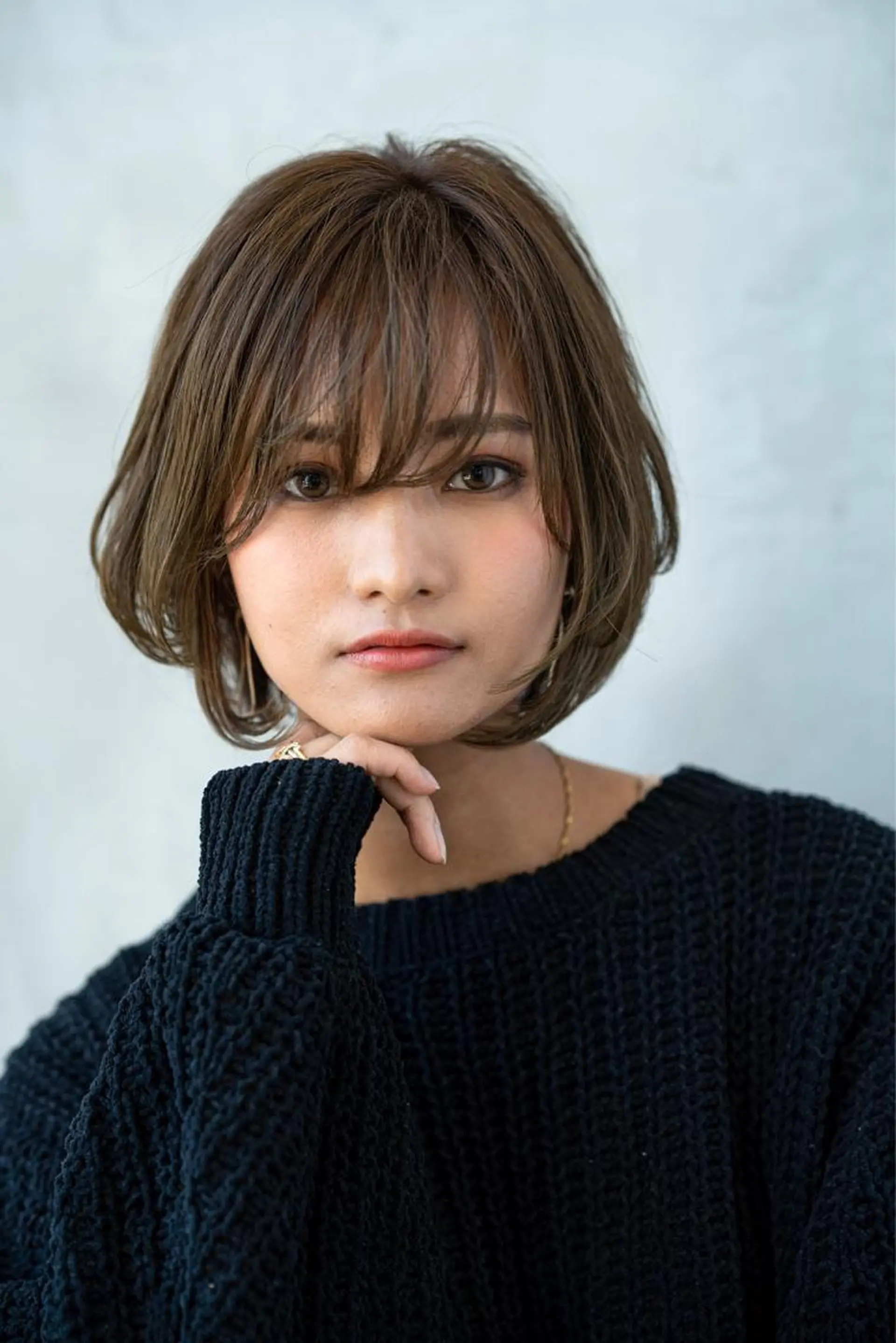 ミディアム カラー カット ヘアカラー トリートメント 🉐レイヤー/塩見 弘樹🉐渋谷のヘアスタイル