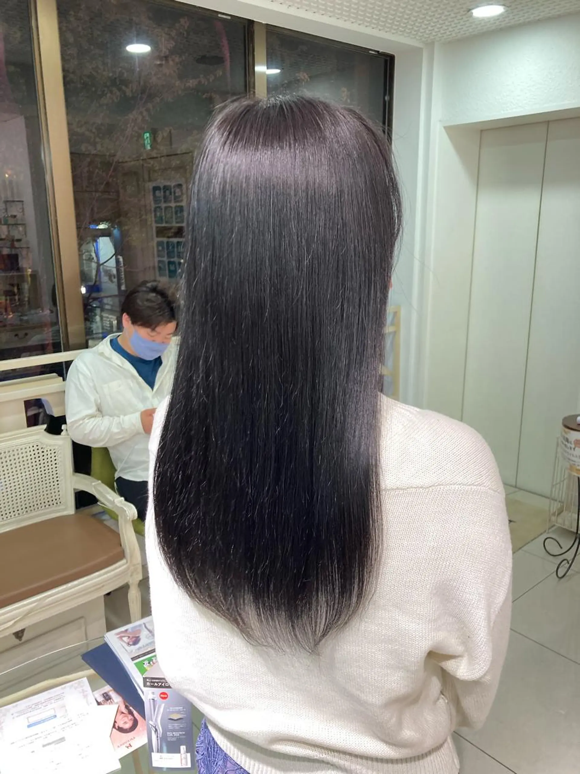 ロング カラー ヘアカラー トリートメント 🇰🇷韓国風艶髪✨ 髪質改善 倉岡しおんのヘアスタイル