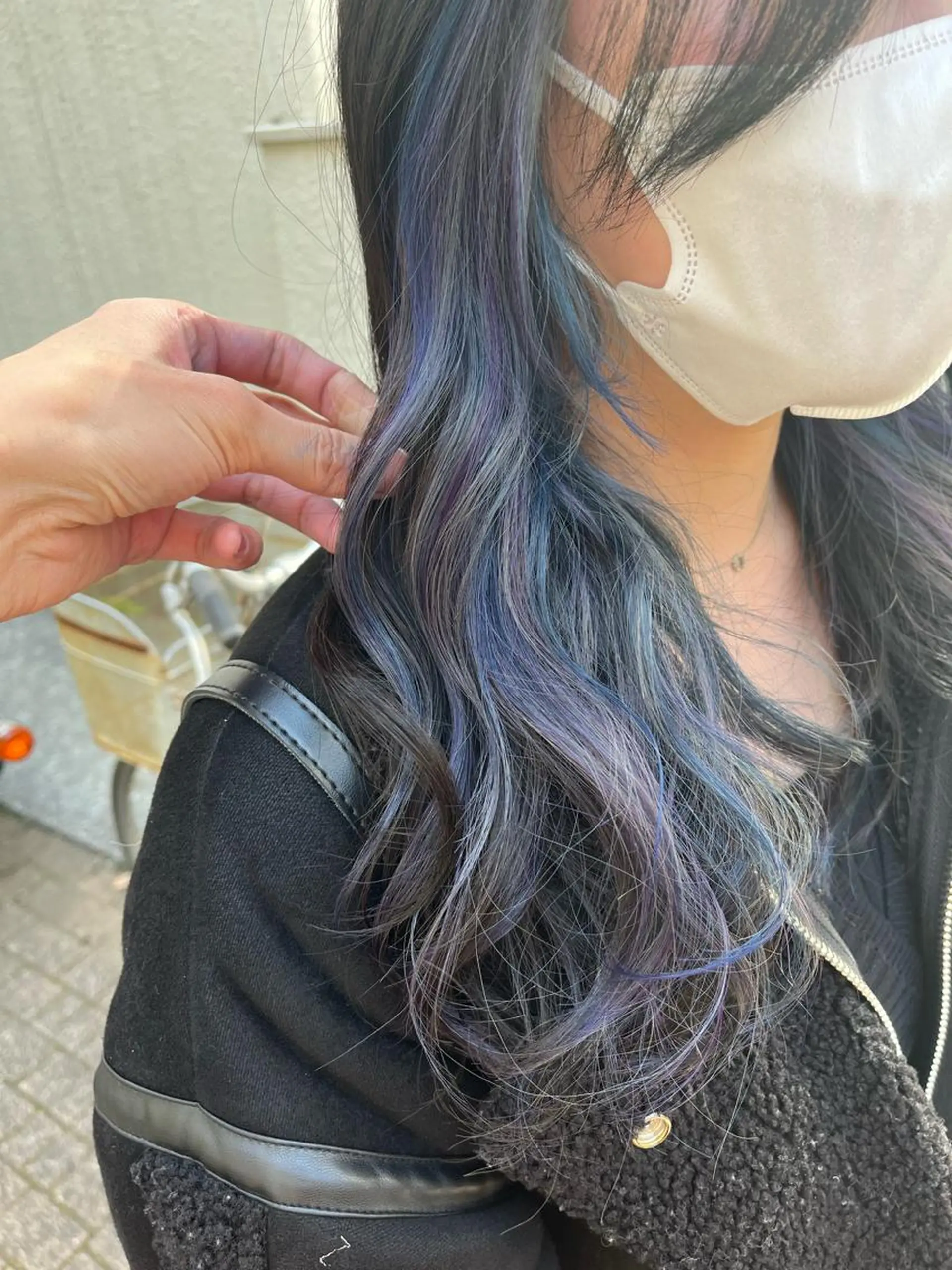 ロング カラー ショートボブ アッシュ バレイヤージュ ミストバング ベージュカラー カット ヘアカラー トリートメント 原宿サロン代表 デザインカラー伊藤卓のヘアスタイル