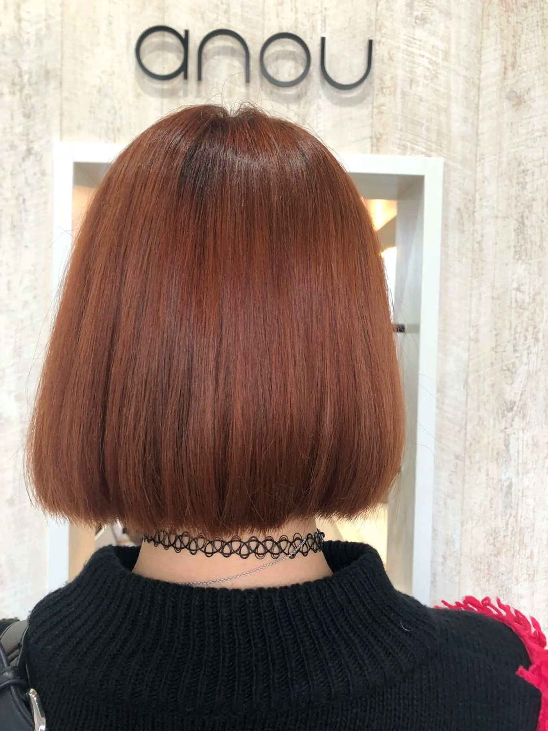 ショート カラー オレンジ ヘアカラー トリートメント 縮毛矯正の達人 ☆ 松本のヘアスタイル
