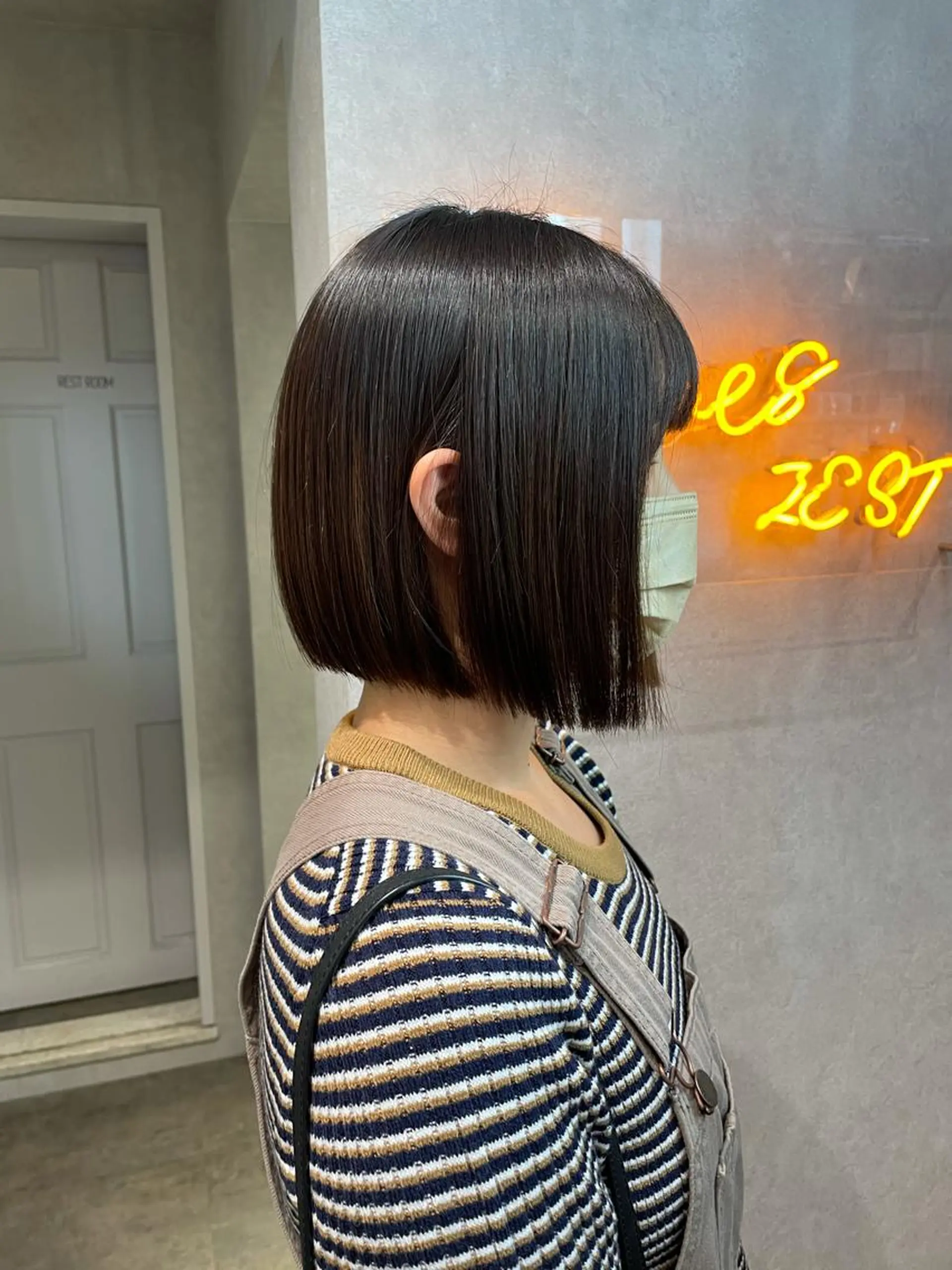 ショート カラー ボブ カット ナチュラル透明感🌱 小山美樹子のヘアスタイル