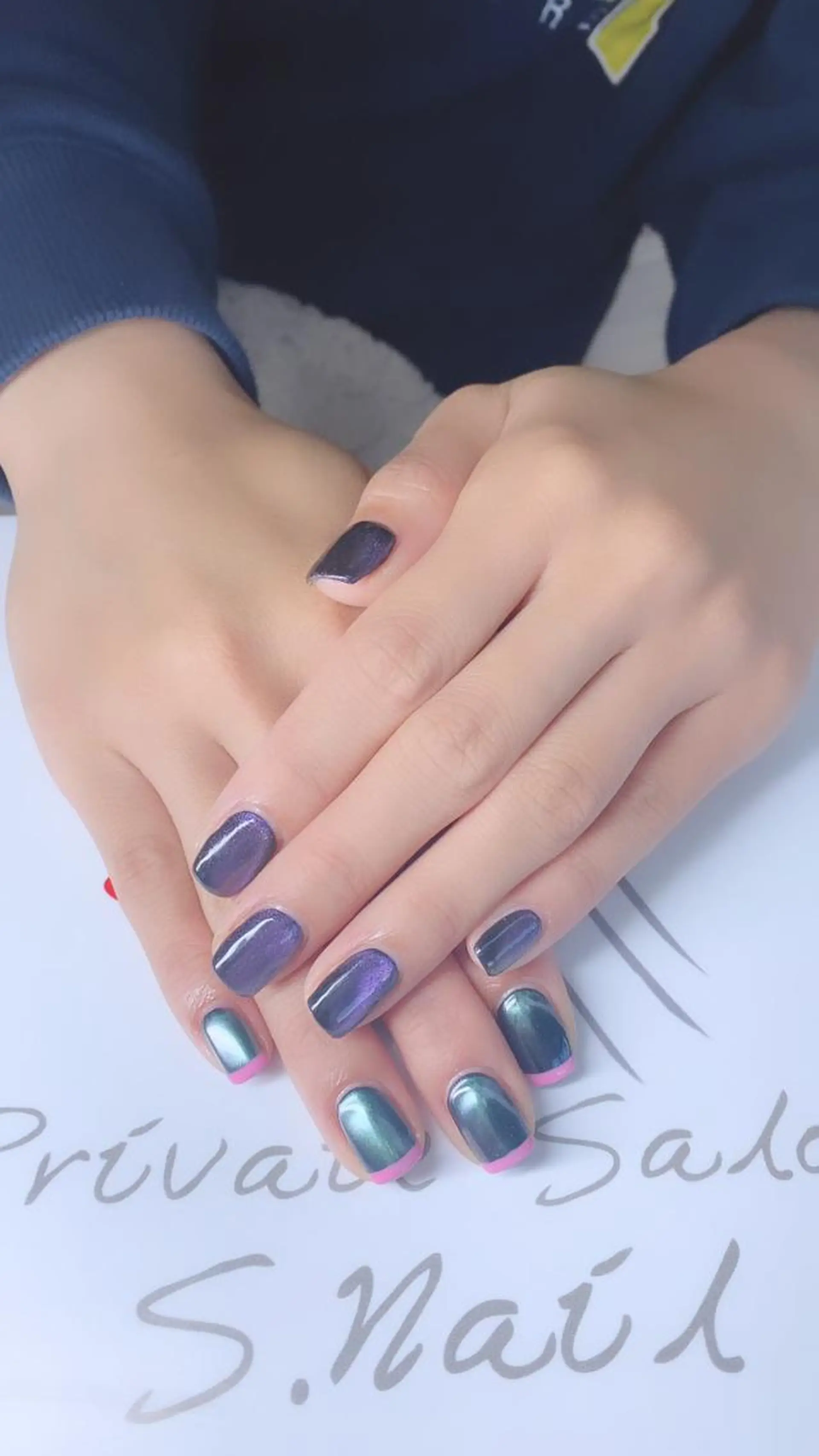 ネイル 西大分S.Nail 𓏲⋆🪸.⋆⸜🫧のネイルデザイン