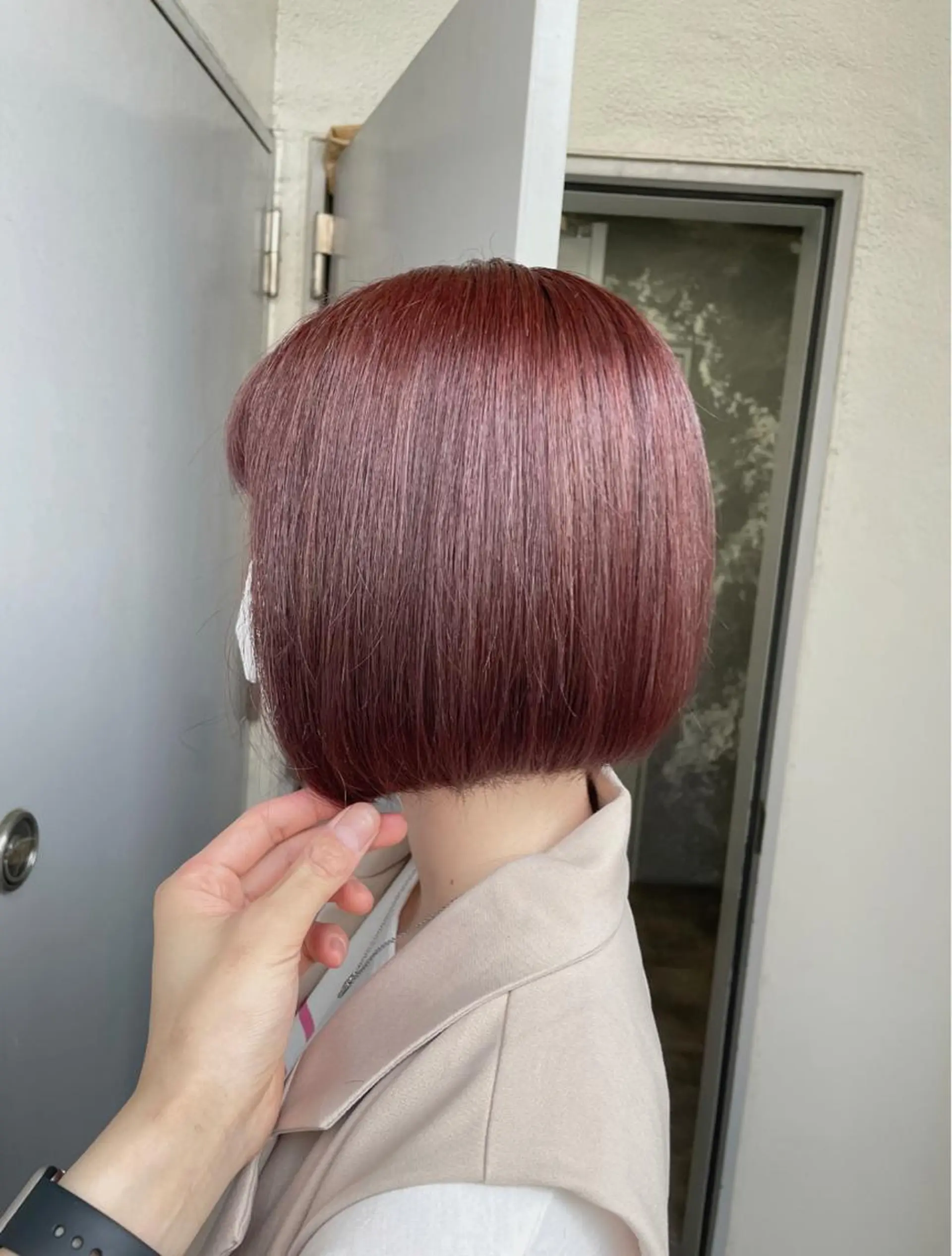 ショート カラー カット ヘアカラー トリートメント ヘッドスパ ヘアセット ベージュカラー💖 やすひろのヘアスタイル