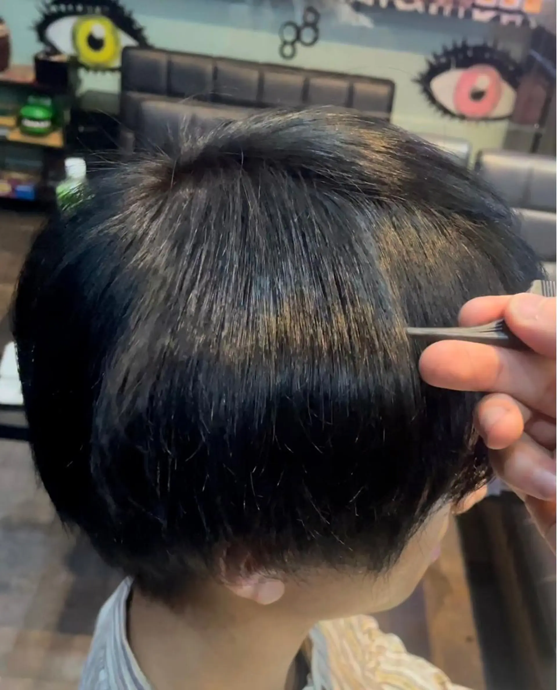 ショート カラー メンズ 🧸赤み消し🐾 ラベンダ/ミルクティのヘアスタイル