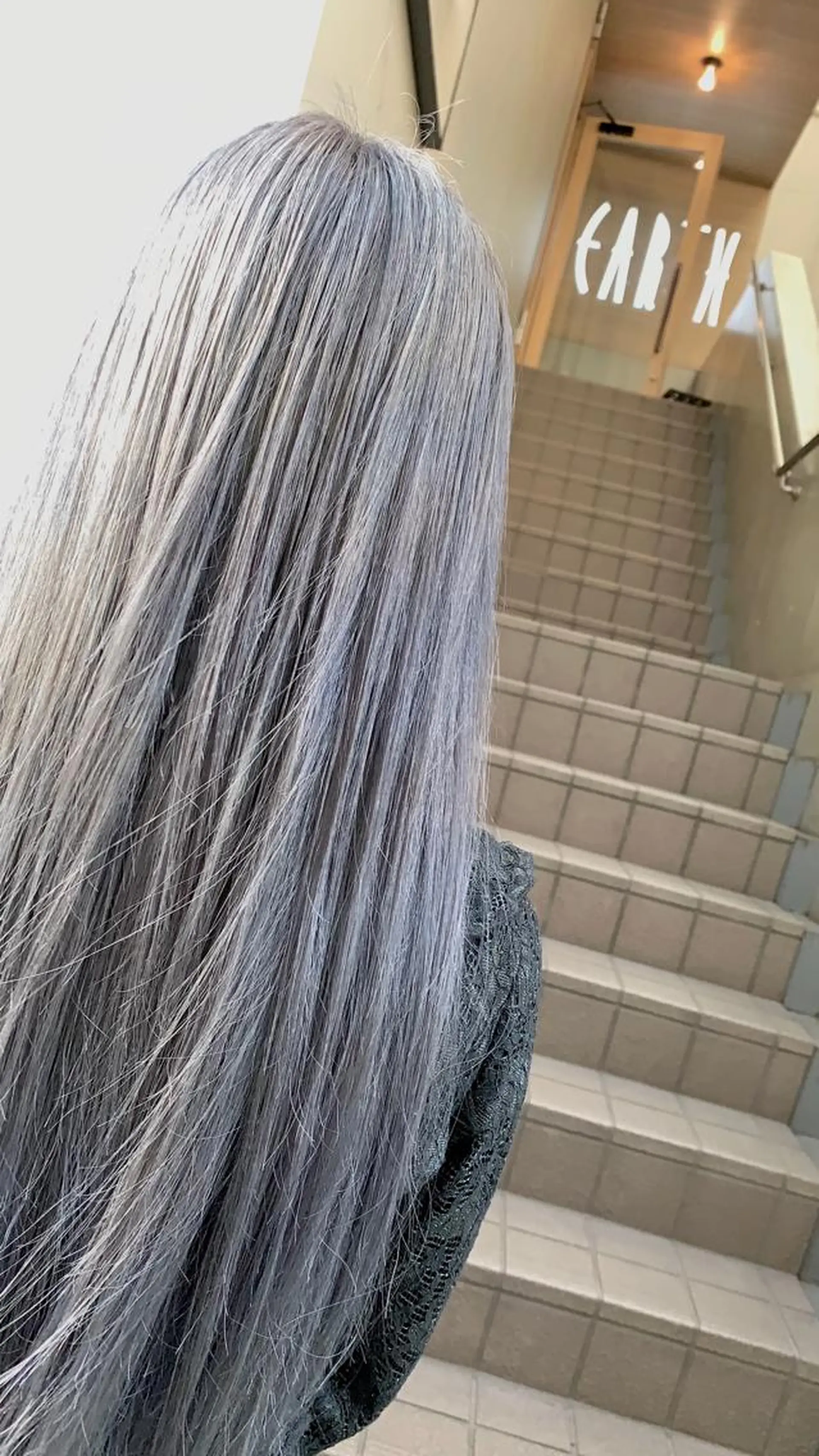 ロング 🌿earth亀有店 【緑髪のノブ】🌿のヘアスタイル