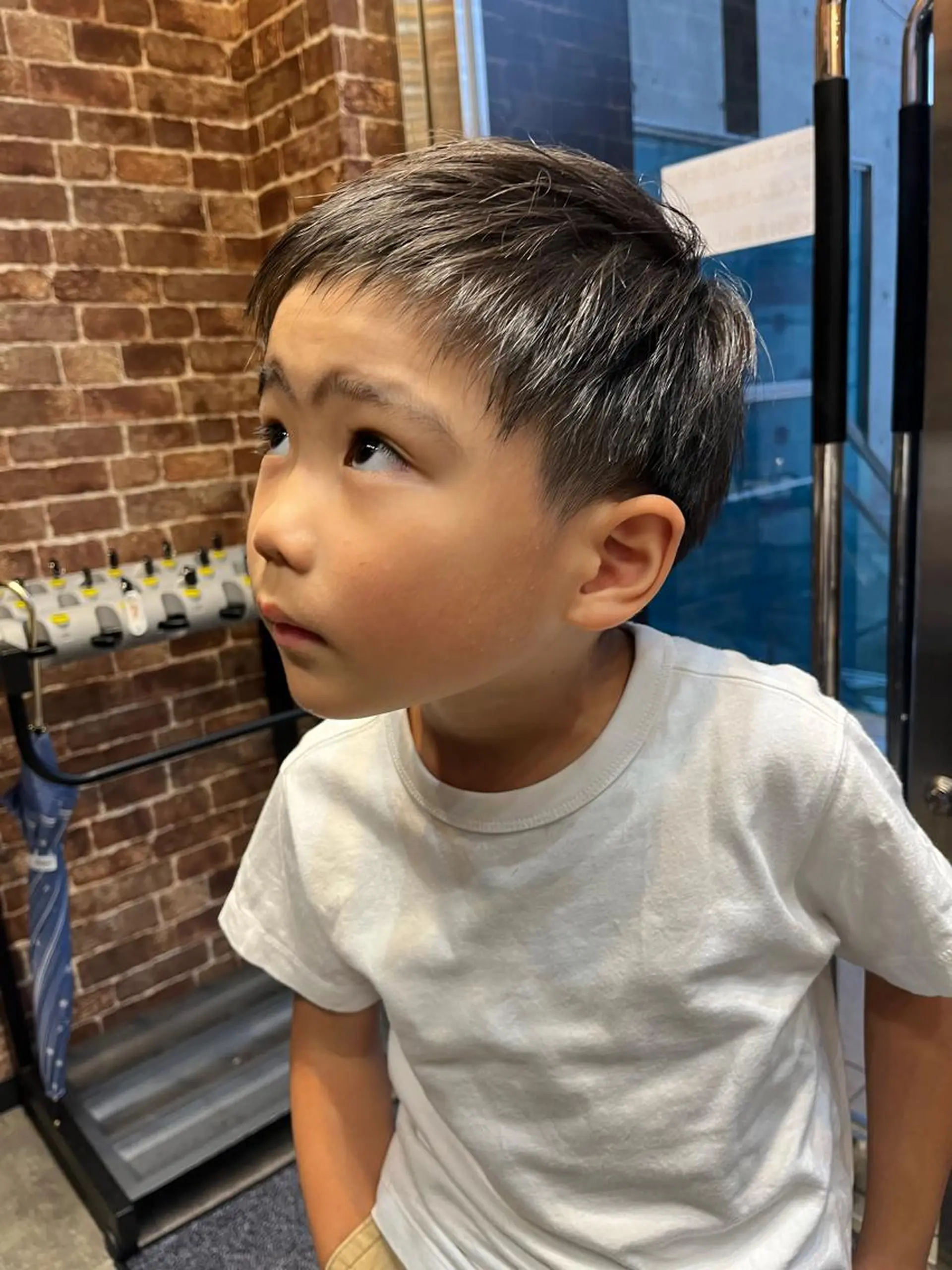 ショート カラー パーマ ヘアアレンジ メンズ キッズ ネイル マツエク・マツパ アイブロウ メンズパーマ ブラウンカラー ケアカラー 透明感カラー ピンクカラー 久木原 ゆりのヘアスタイル