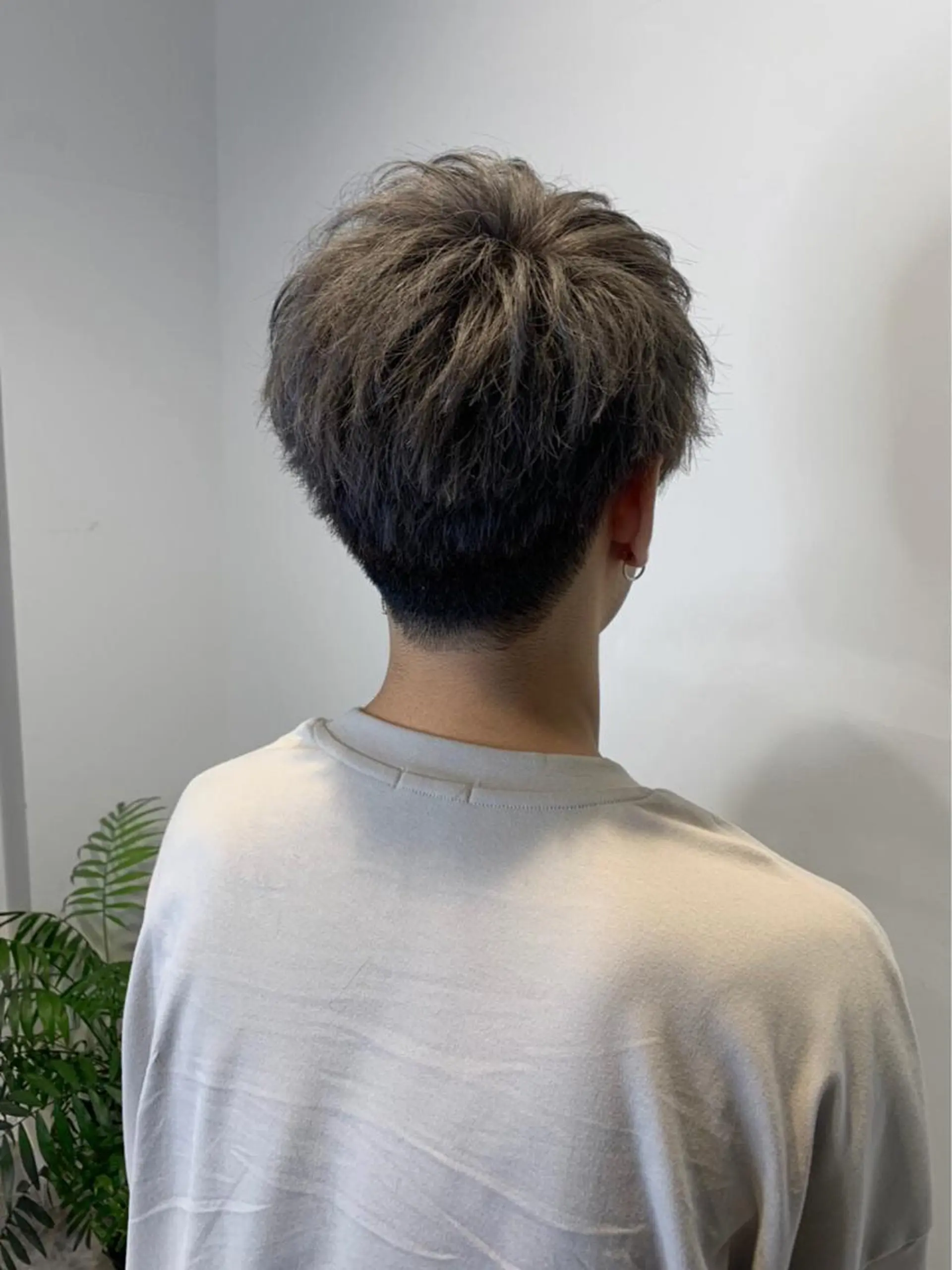 ショート メンズ カット wカラー 指名No1かけるのヘアスタイル