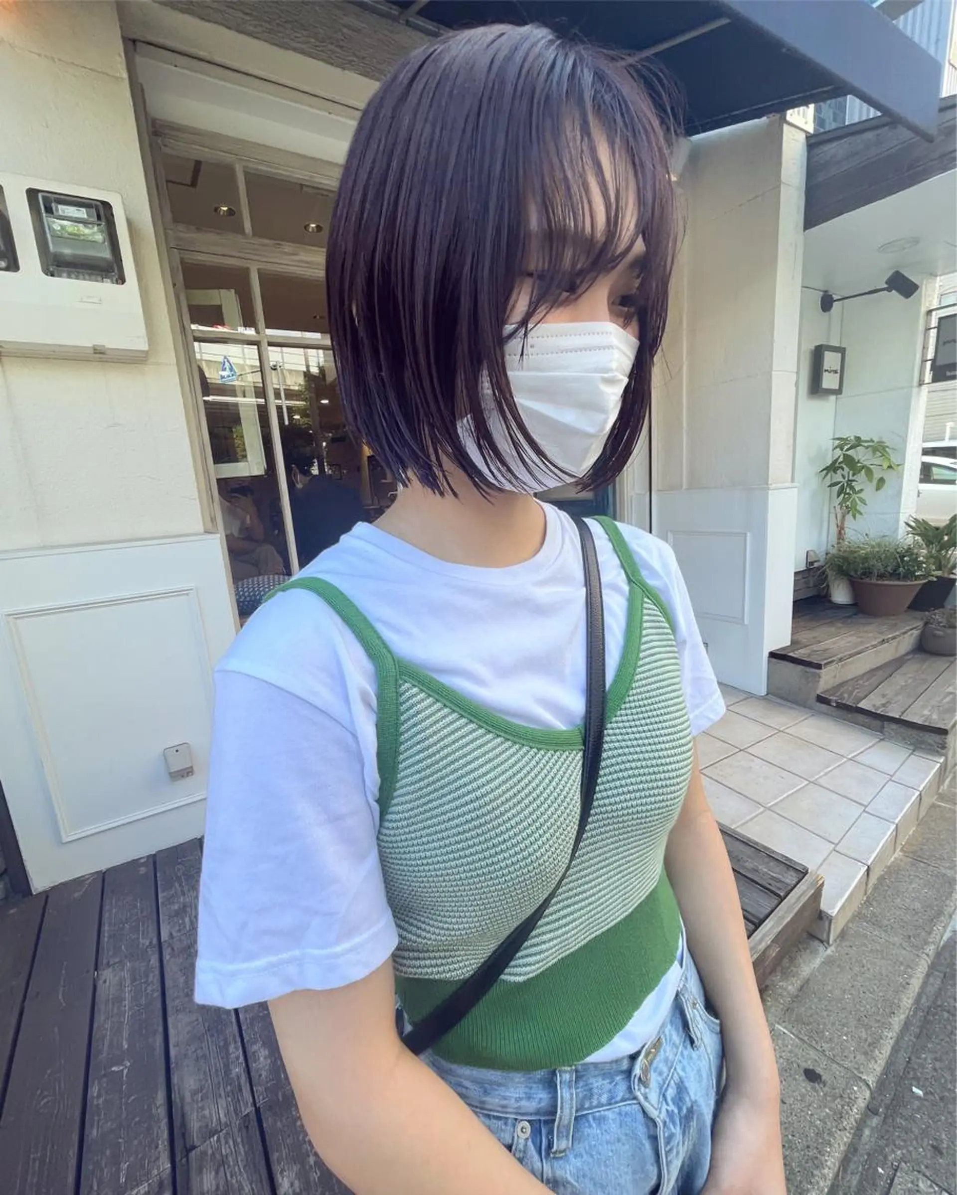 ショート カラー 🙃 透明感カラー/ボブのヘアスタイル